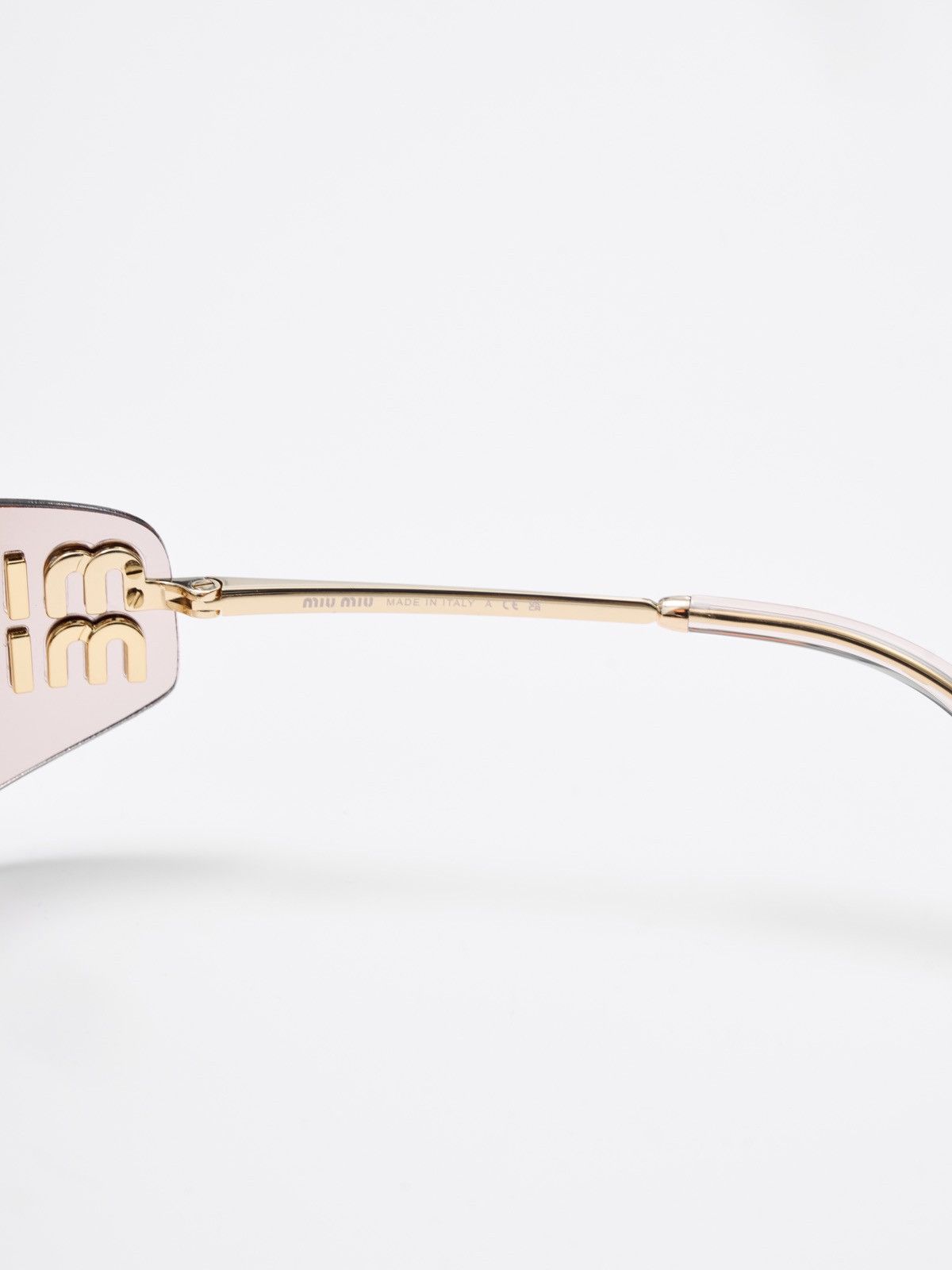 Miu Miu MIU MIU SMU A51 5AK20P GOLD Size ONE SIZE - 6 Thumbnail