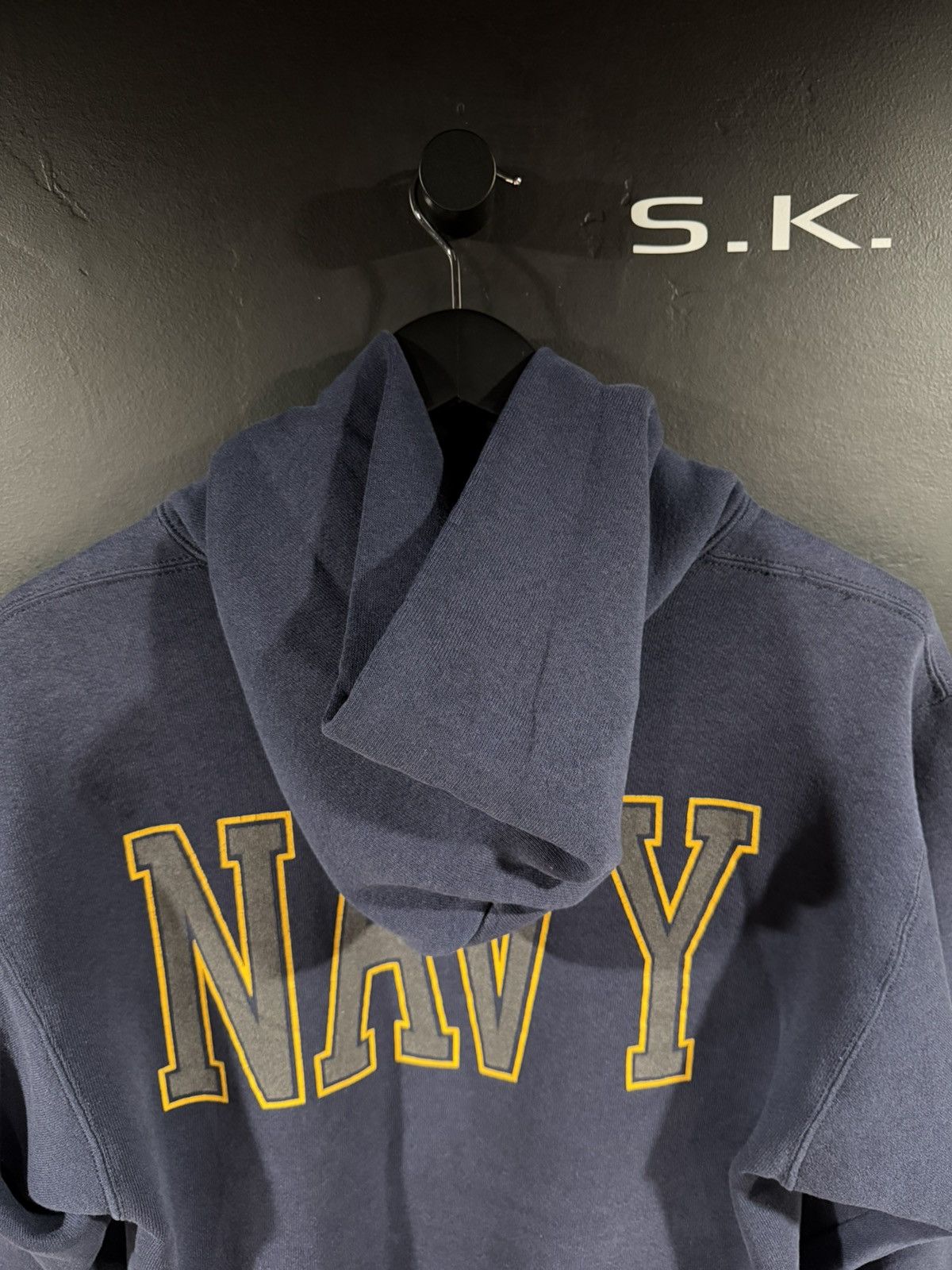 Vintage 2000s Y2K Vintage US Navy Rare Grunge Military Hoodie S Size US S / EU 44-46 / 1 - 8 Thumbnail