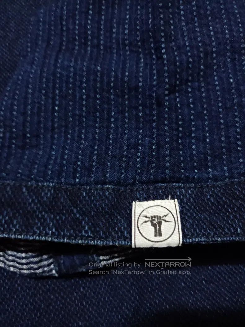 Neighborhood Neighborhood Indigo-Dyed Sashiko Short Sleeve Jacket Size US L / EU 52-54 / 3 - 3 Thumbnail