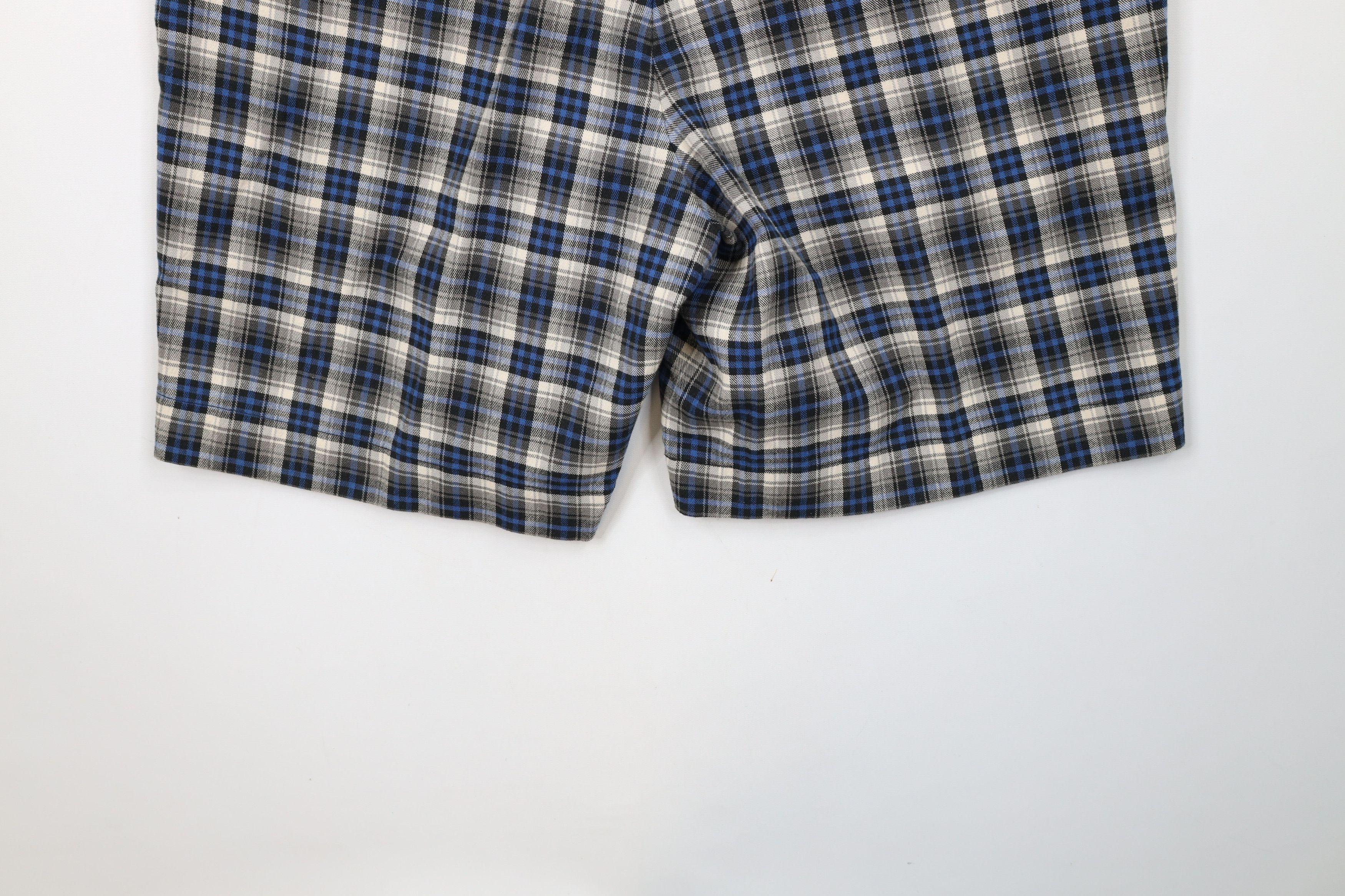 Ralph Lauren × Vintage Vintage 90s Ralph Lauren Knee Flannel Chino Shorts Plaid Size US 32 / EU 48 - 10 Thumbnail