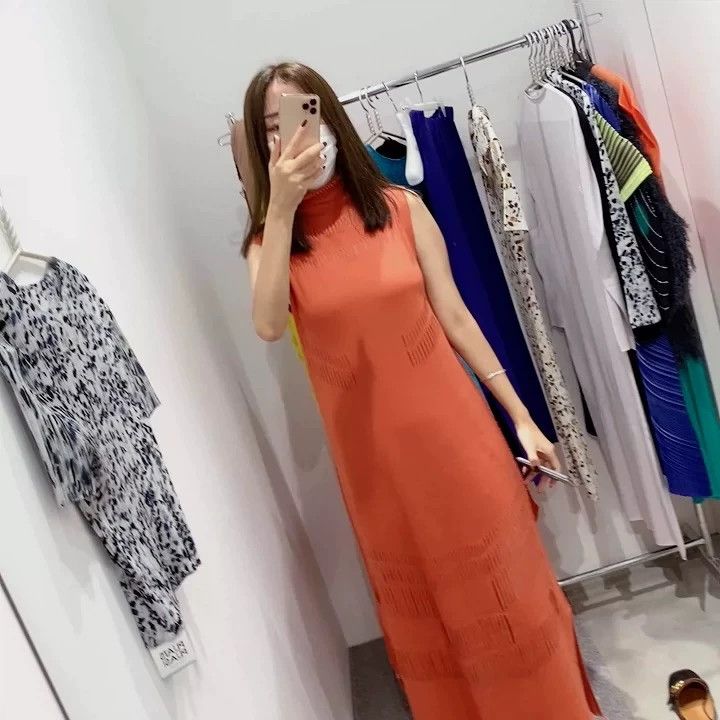 Other Issey Miyake size:2 Orange main line dress Size XS / US 0-2 / IT 36-38 - 1 Thumbnail