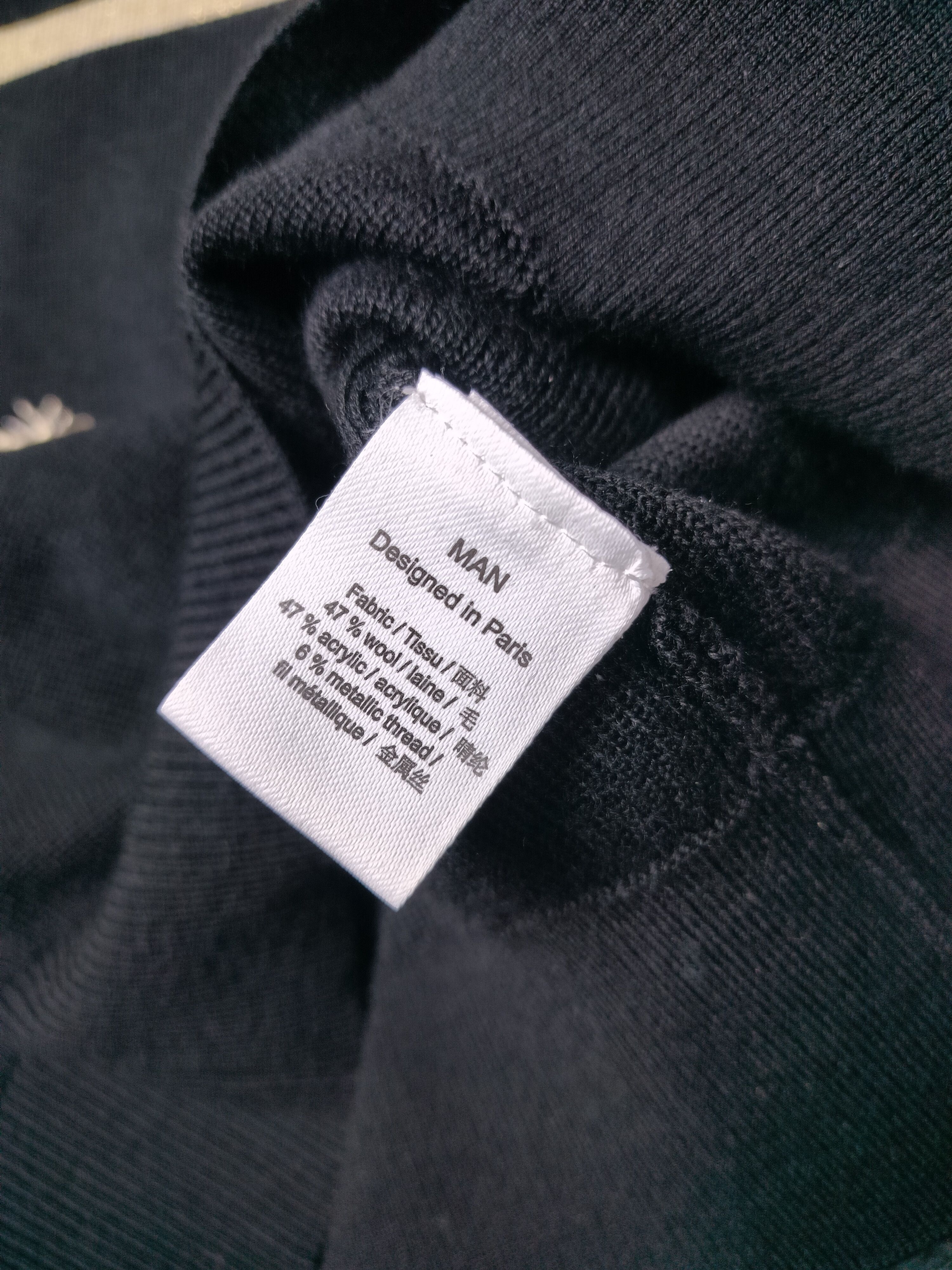 Dior Christian Dior Uniform Bee Logo Stripe Wool Knit Sweater Size US M / EU 48-50 / 2 - 6 Thumbnail