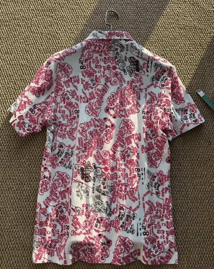 Comme des Garcons Comme des Garçons Graffiti Print Short-Sleeve Polo Shirt Size US S / EU 44-46 / 1 - 2 Thumbnail