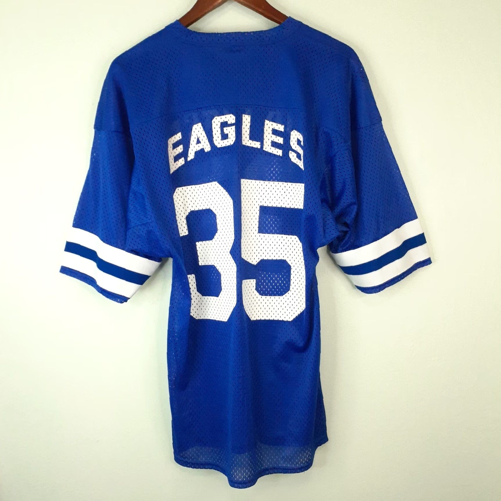 Vintage VINTAGE Empire Sporting Goods T-Shirt Jersey Short Sleeve Mens Small Blue Air Force Football Union Made Size US S / EU 44-46 / 1 - 3 Thumbnail