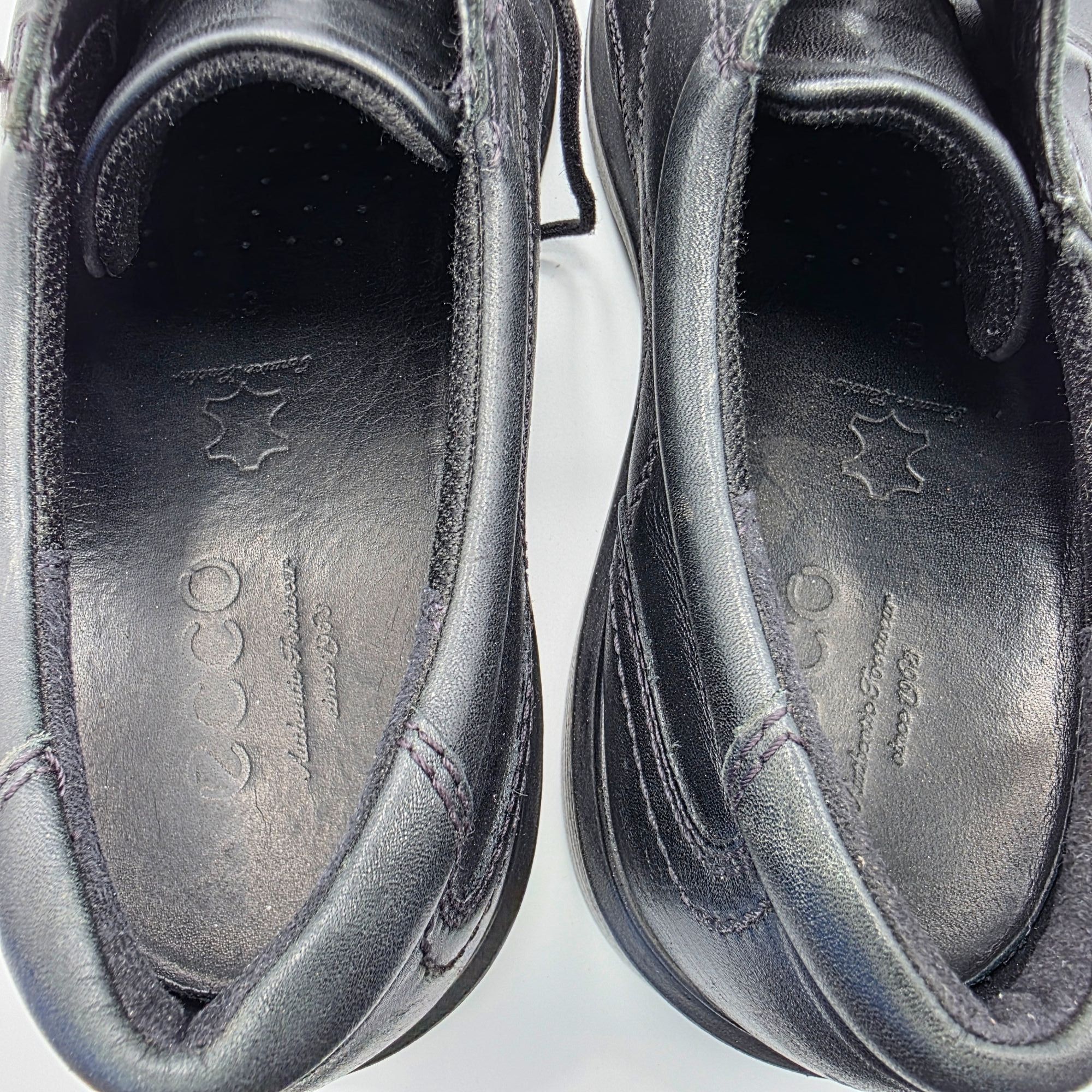 Ecco ECCO Helsinki Mens Size 9.5 Black Plain Toe Dress Shoes Oxfo Size US 9.5 / EU 42-43 - 6 Thumbnail