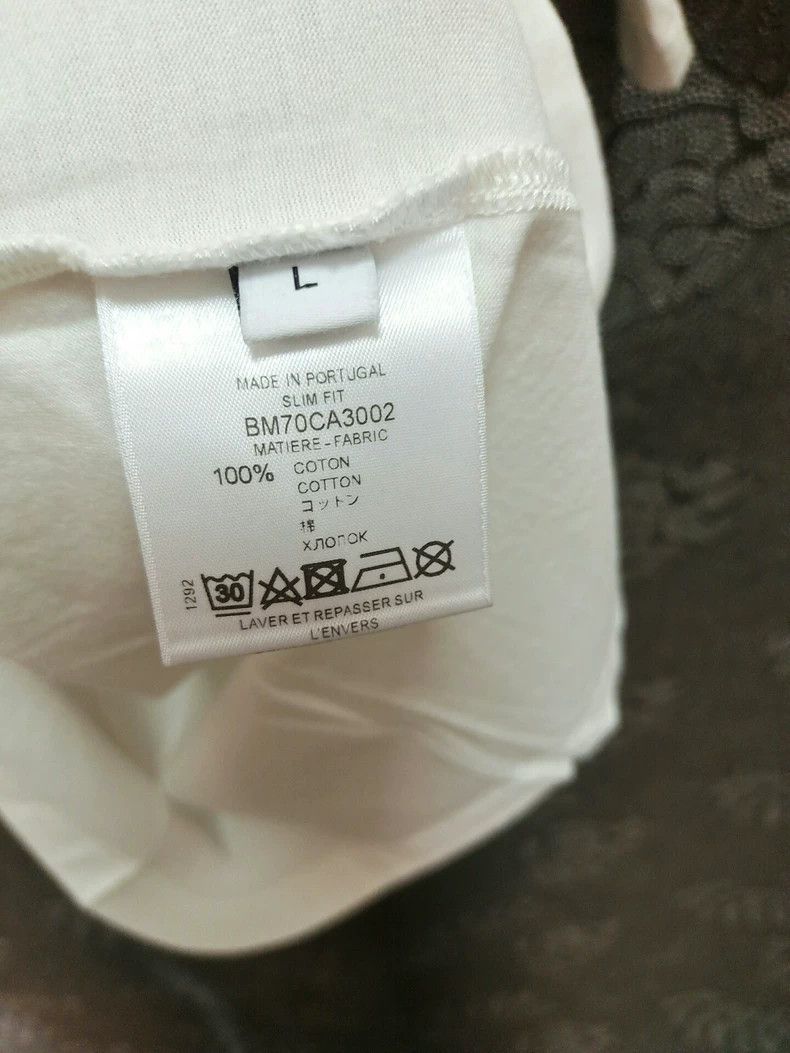 Givenchy Givenchy White Paris Letter Logo Short Sleeve T-Shirt Size US L / EU 52-54 / 3 - 5 Thumbnail