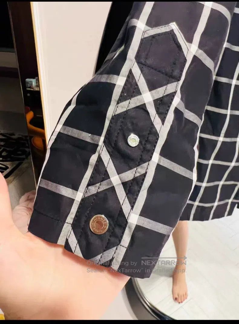 Hermes Hermes Classic Plaid Shirt Size XXS / US 00 / IT 34 - 4 Thumbnail