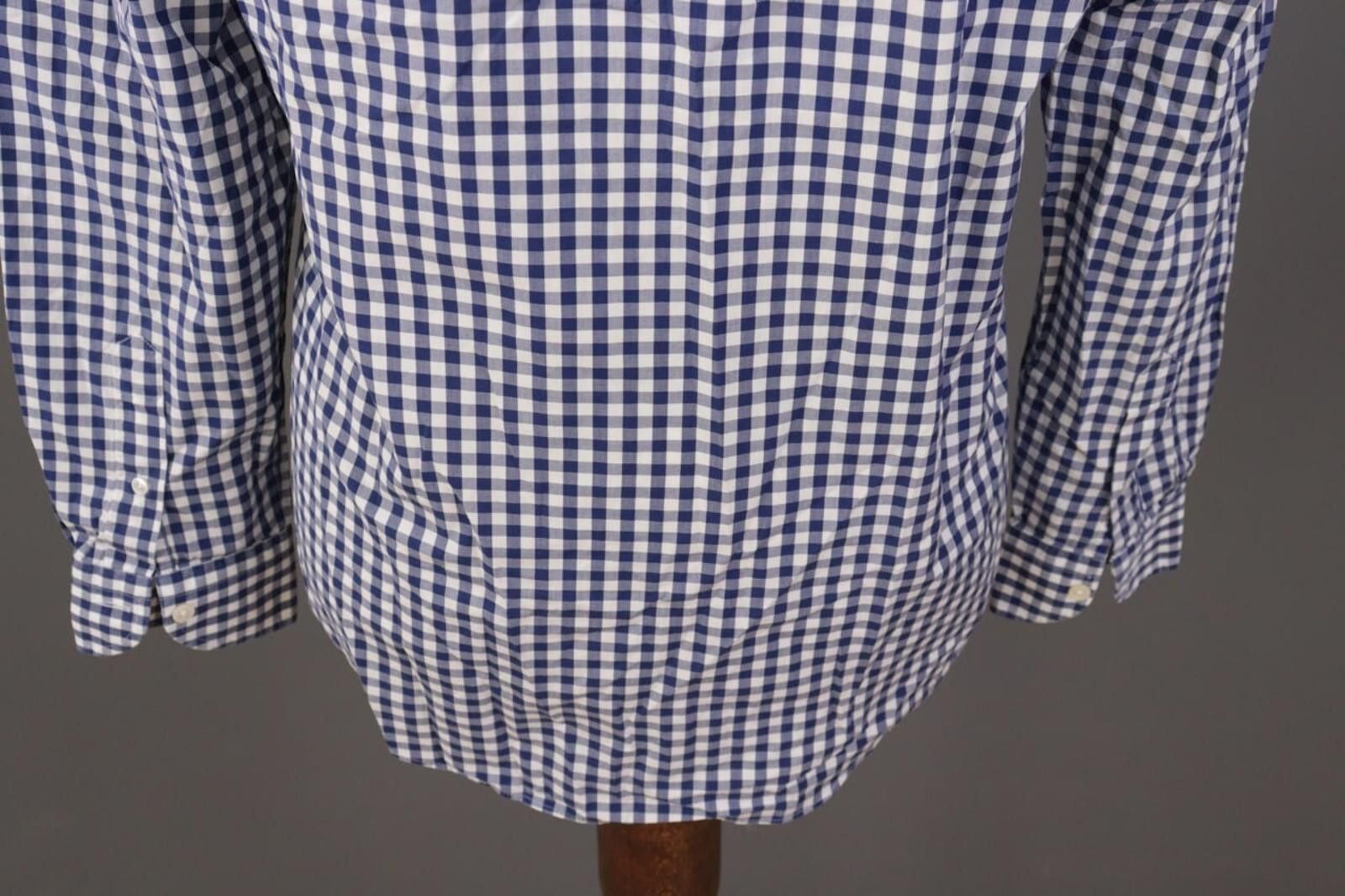 Gieves & Hawkes Gieves & Hawkes Blue Check Button Down Dress Shirt Size M Size US M / EU 48-50 / 2 - 9 Thumbnail
