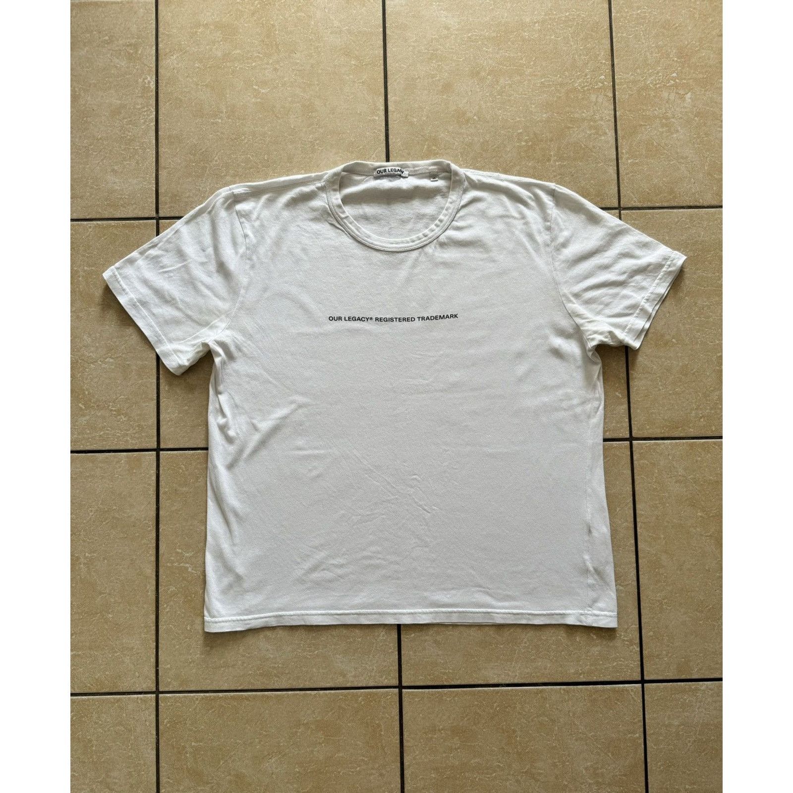 Our Legacy Our Legacy Registered Trademark Boxy t-shirt Size US S / EU 44-46 / 1 - 1 Thumbnail
