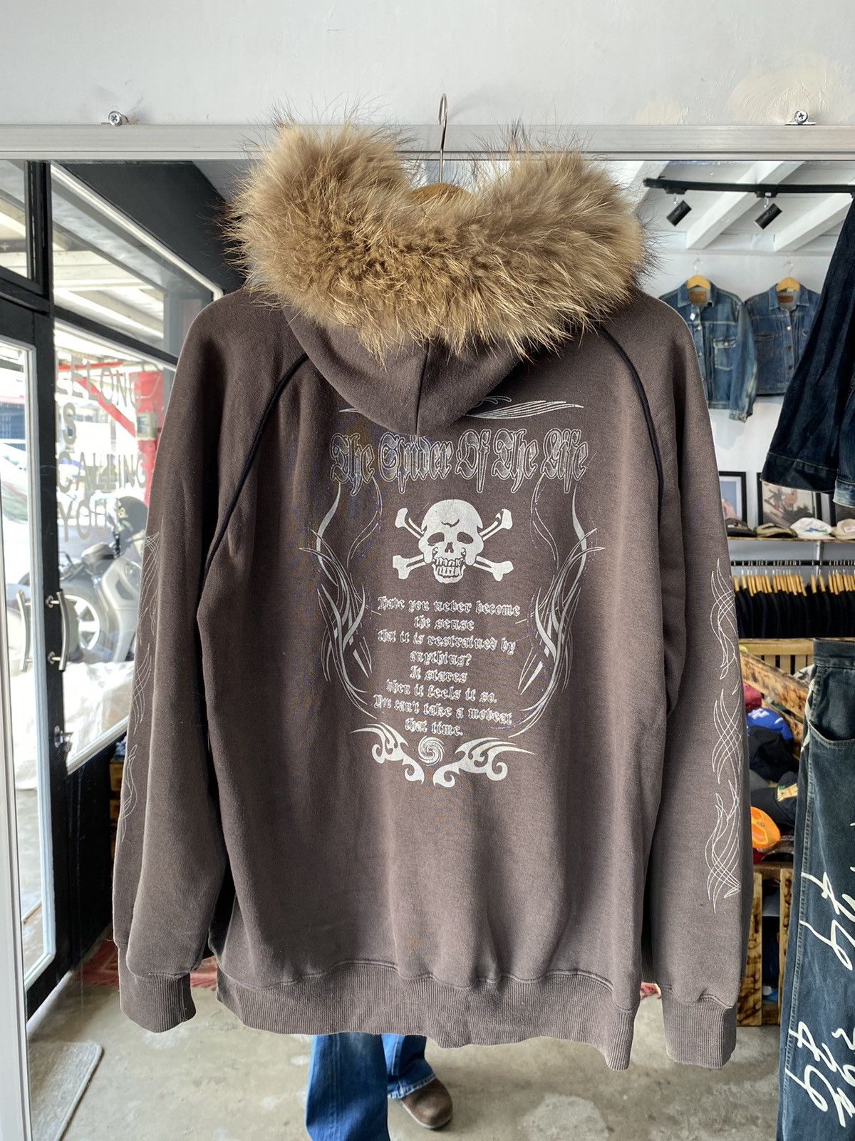 Hysteric Glamour × If Six Was Nine × Japanese Brand Fur hoodie tribal poem japanese style Size US L / EU 52-54 / 3 - 5 Thumbnail