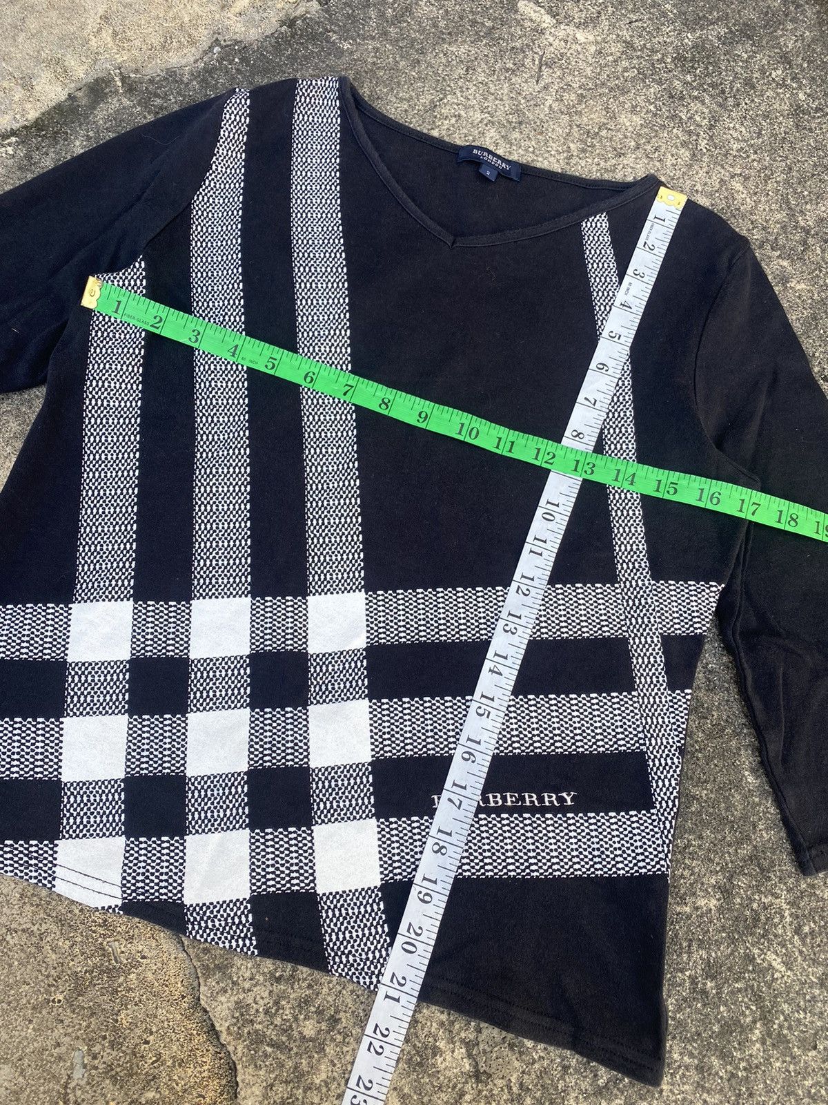 Burberry × Vintage Burberry London Blue Label Longsleeve Tshirt Size S / US 4 / IT 40 - 7 Thumbnail
