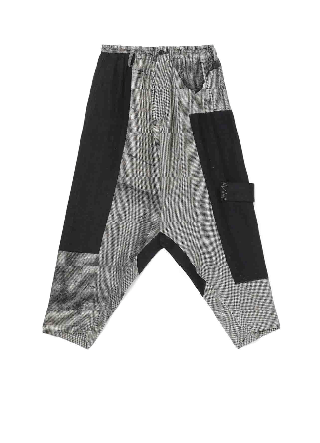 Yohji Yamamoto Yohji Yamamoto Pour Homme - SQUARE PATTERN SAROUEL PANTS Size US 32 / EU 48 - 6 Thumbnail