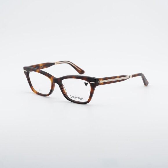 Calvin Klein Calvin Klein CK23512 240 Eyeglasses Havana 52mm Cat Eye Fram Size ONE SIZE - 1 Thumbnail