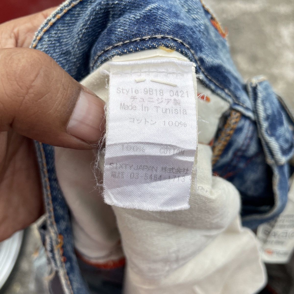 Energie Vintage Stevenson Energie Distressed Denim Jeans Size US 33 - 7 Thumbnail