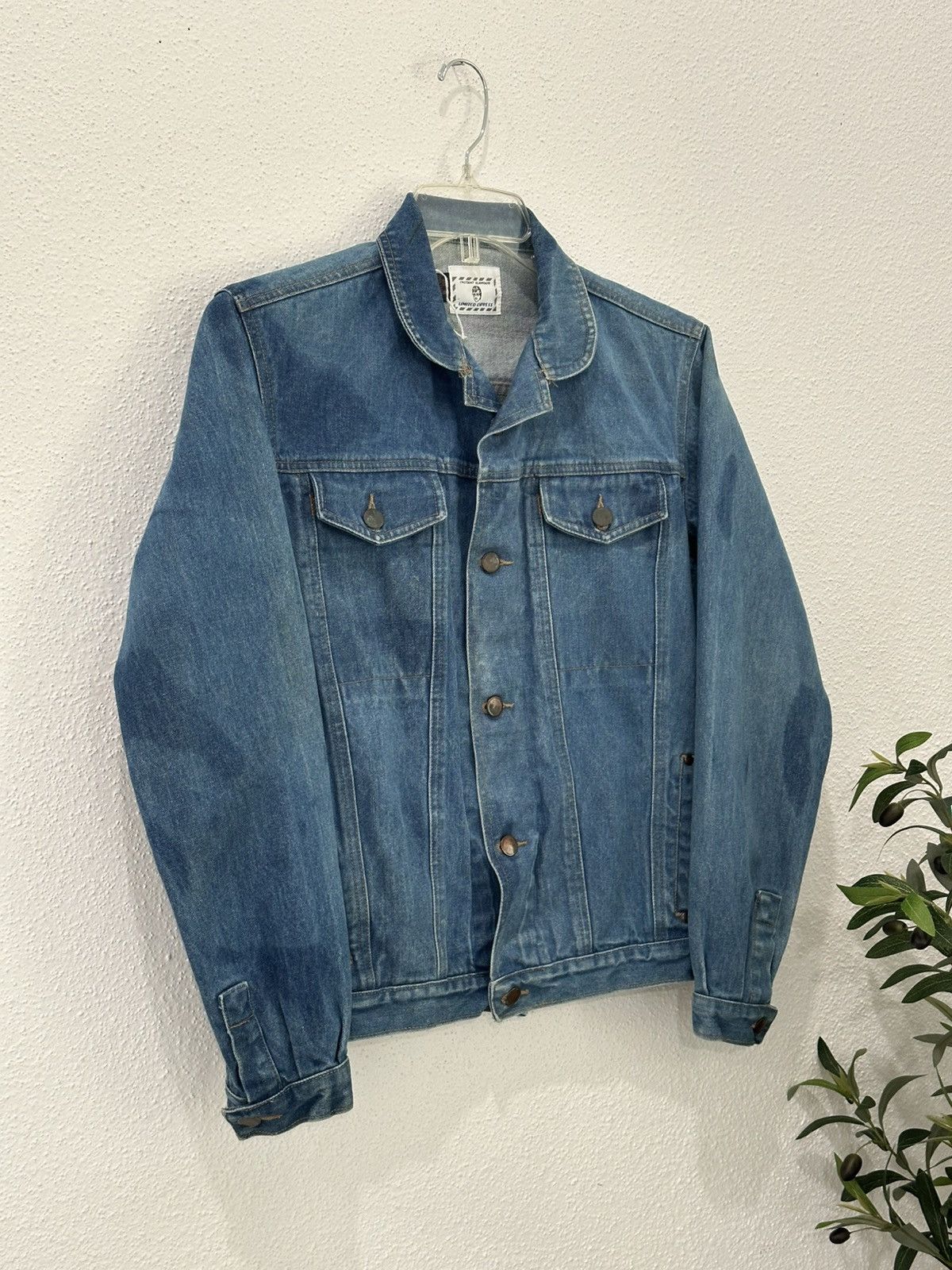 Express Vintage 80s Limited Express Denim Trucker Jacket Size Small Size US S / EU 44-46 / 1 - 4 Thumbnail