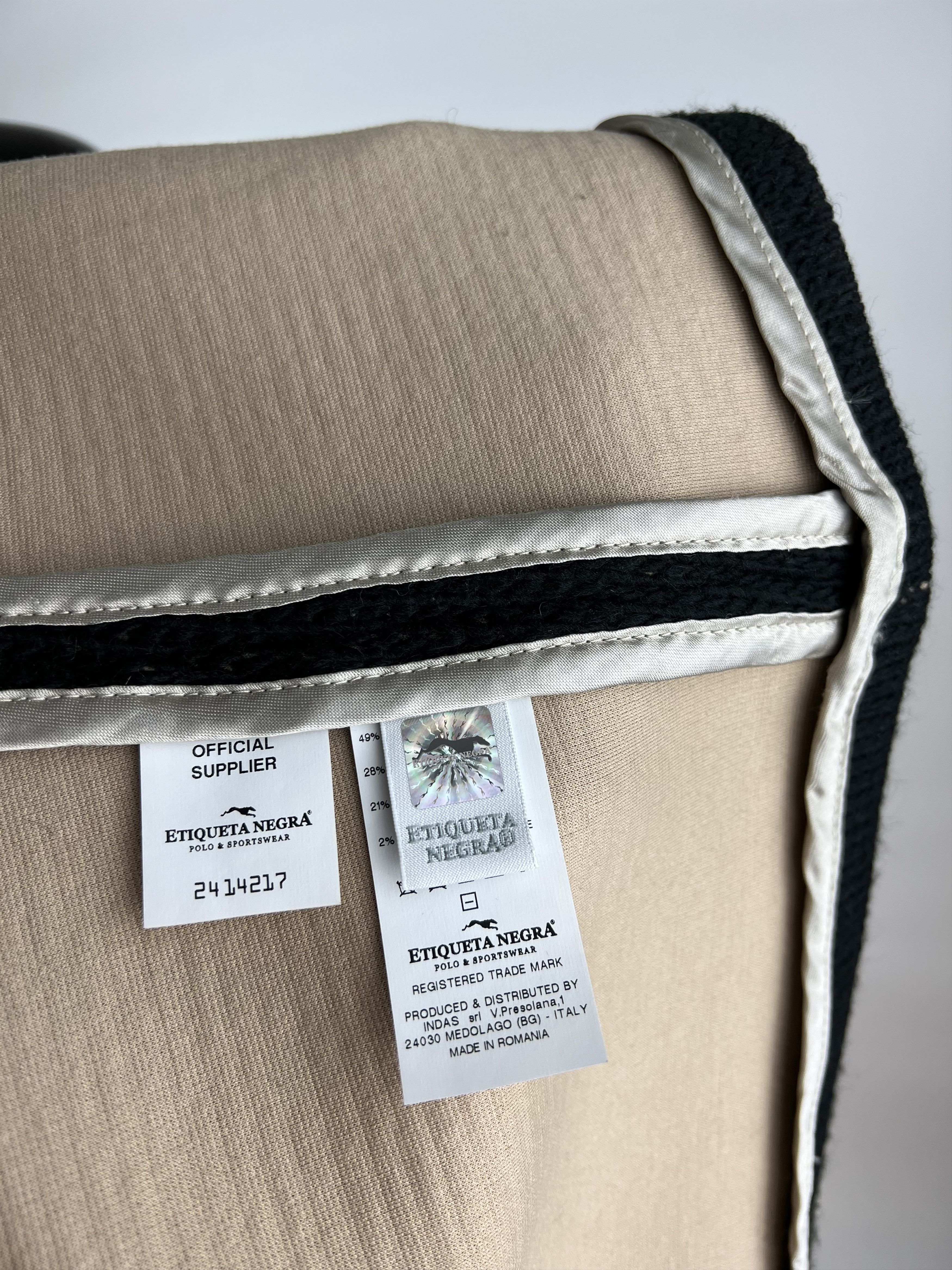 Other Etiqueta Negra Black Wool Jacket Size 44 Size M / US 6-8 / IT 42-44 - 10 Thumbnail