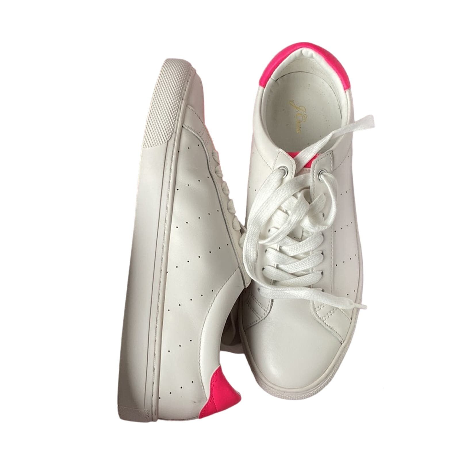 J.Crew J.CREW Saturday sneakers in leather with fuchsia detail Size US 9.5 / IT 39.5 - 2 Thumbnail