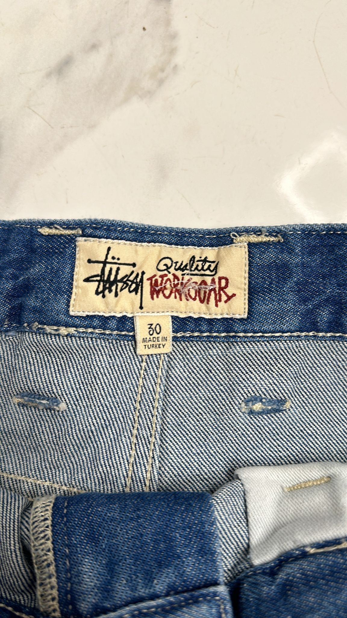 Stussy Stüssy Double Knee Work Pant Blue Size 30 Size US 30 / EU 46 - 6 Thumbnail