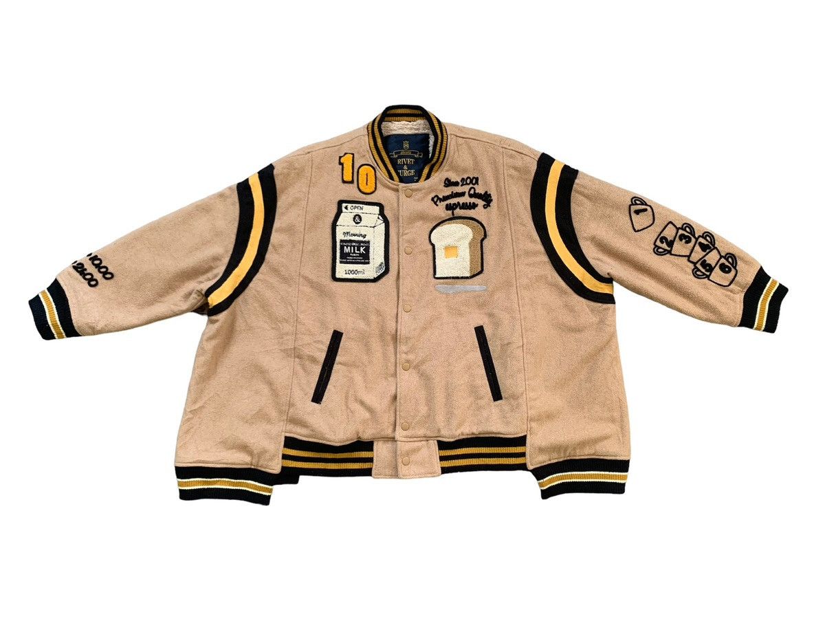 Japanese Brand Rivet & Surge Expanded Design Varsity Jacket Size US M / EU 48-50 / 2 - 1 Thumbnail