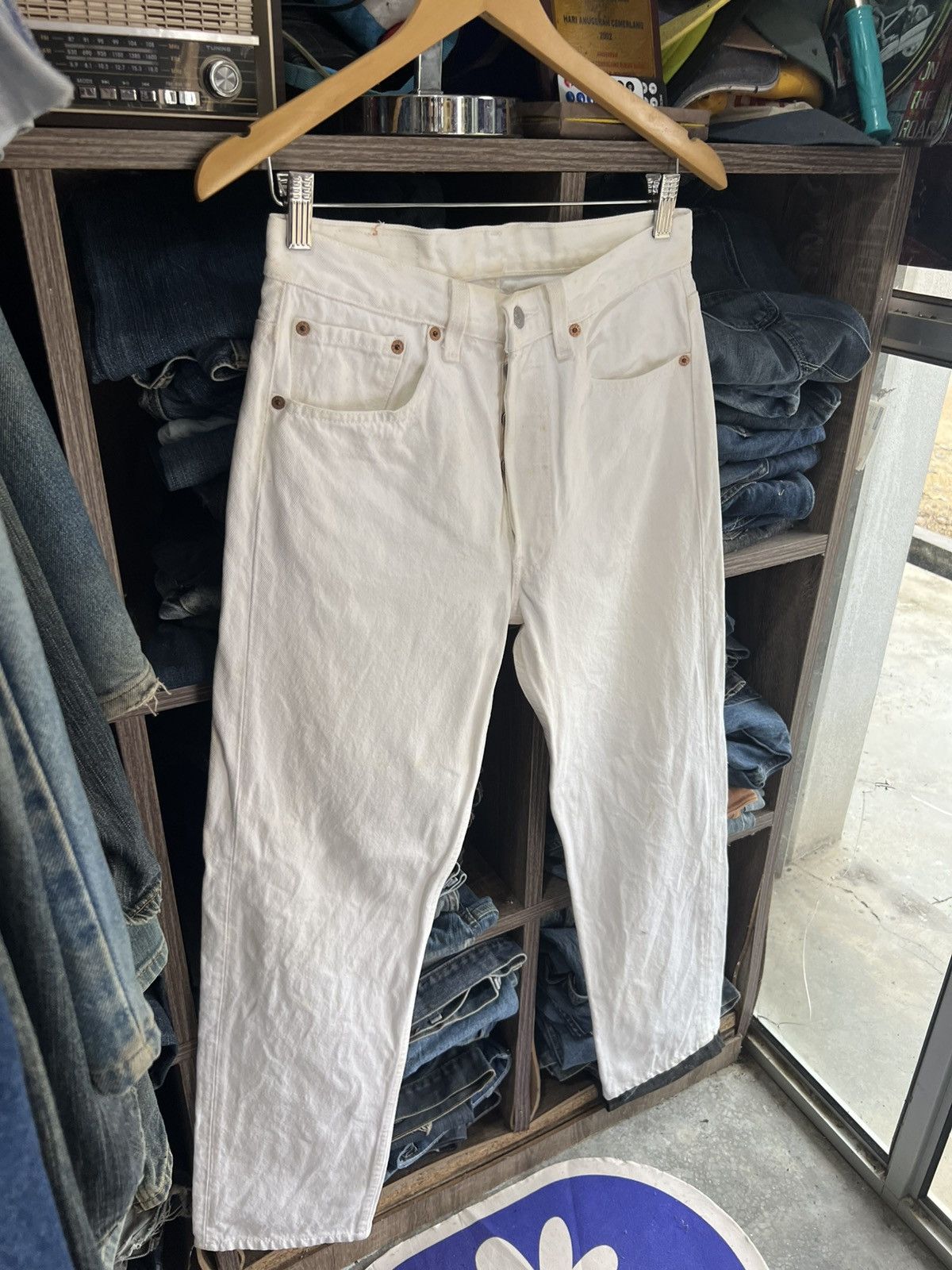 Levi's Vintage Clothing 🔥Vintage Levis 501 Button 552 Denim Size US 30 / EU 46 - 7 Thumbnail