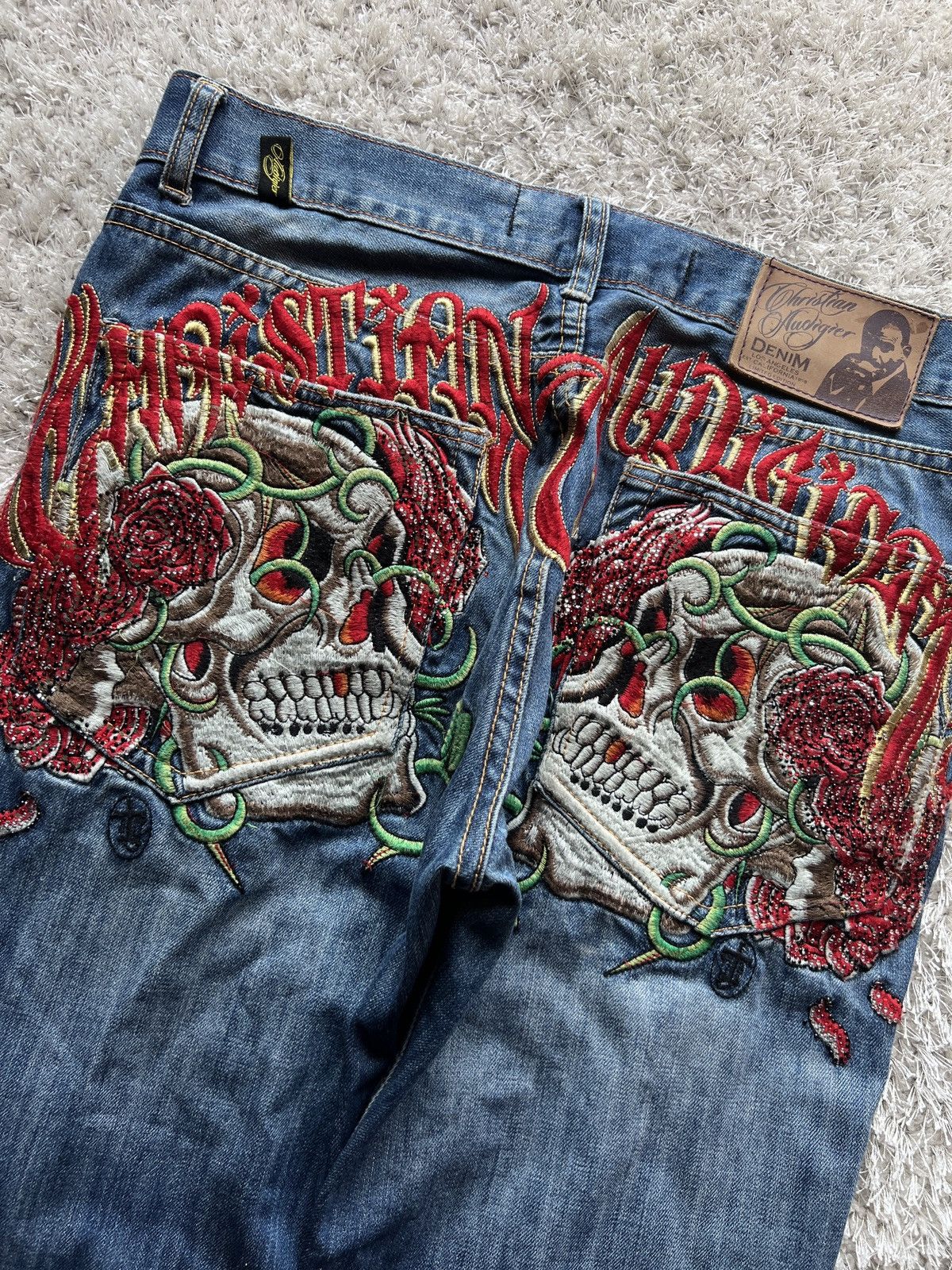 Christian Audigier Very rare Cristian Audigier jeans Size US 31 - 2 Thumbnail