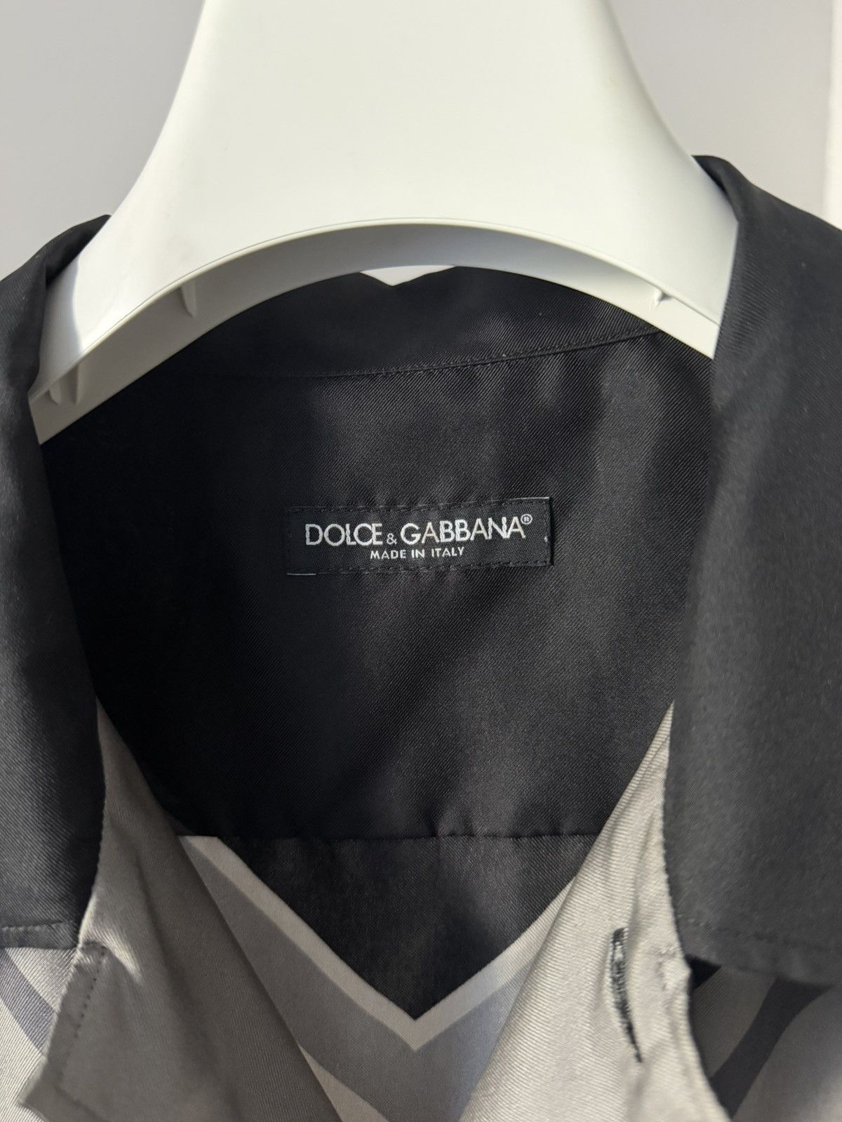 Dolce & Gabbana Dolce & Gabbana Geometric-print silk shirt Size US L / EU 52-54 / 3 - 4 Thumbnail