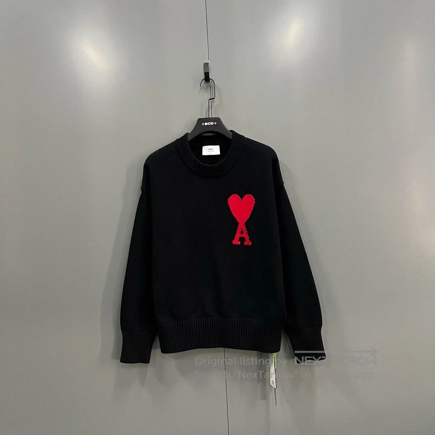 AMI ami classic heart knit sweater. Size M / US 6-8 / IT 42-44 - 1 Thumbnail