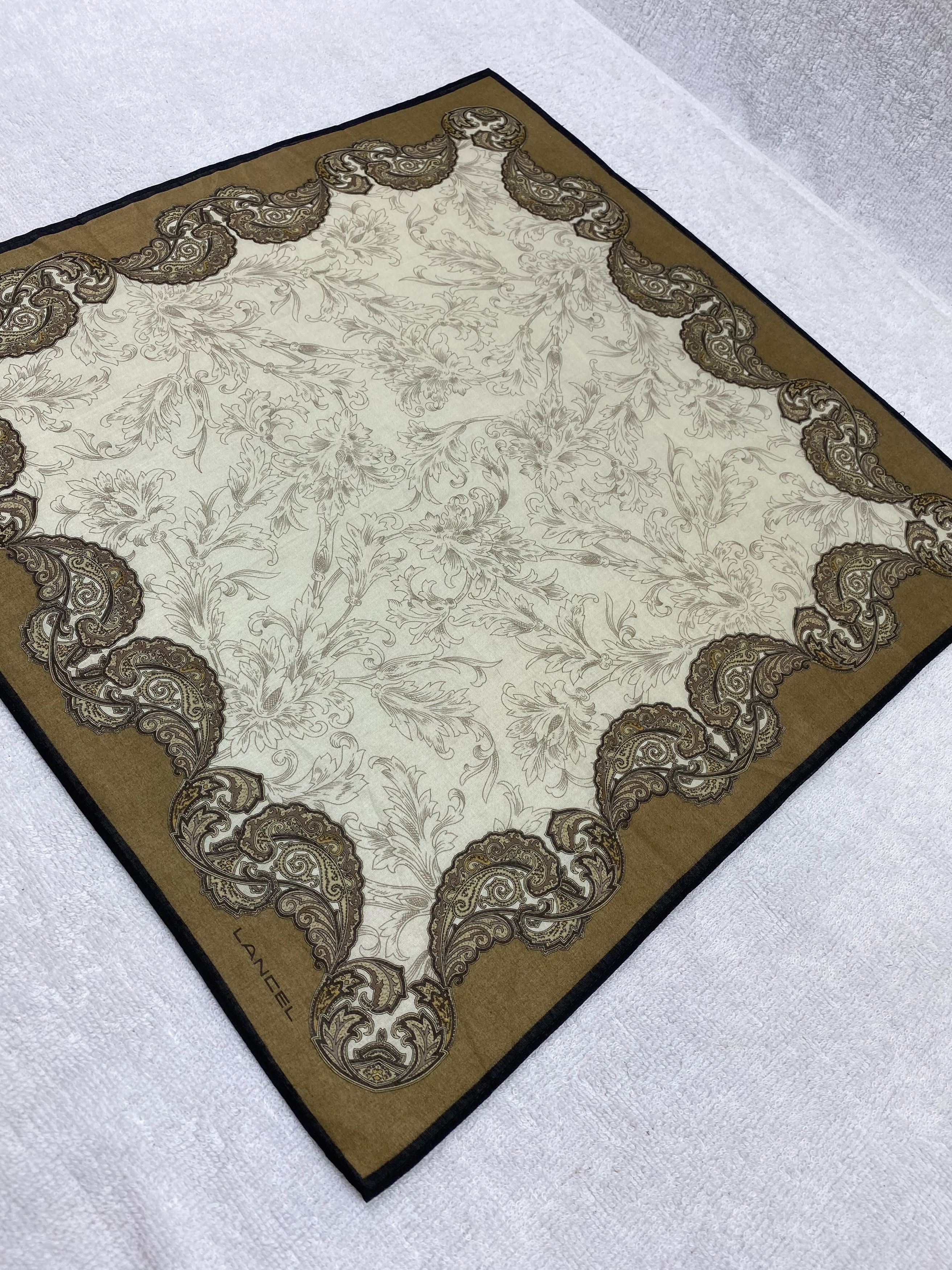 Lancel × Vintage Lancel Handkerchief / Bandana / Neckerchief Size ONE SIZE - 4 Thumbnail