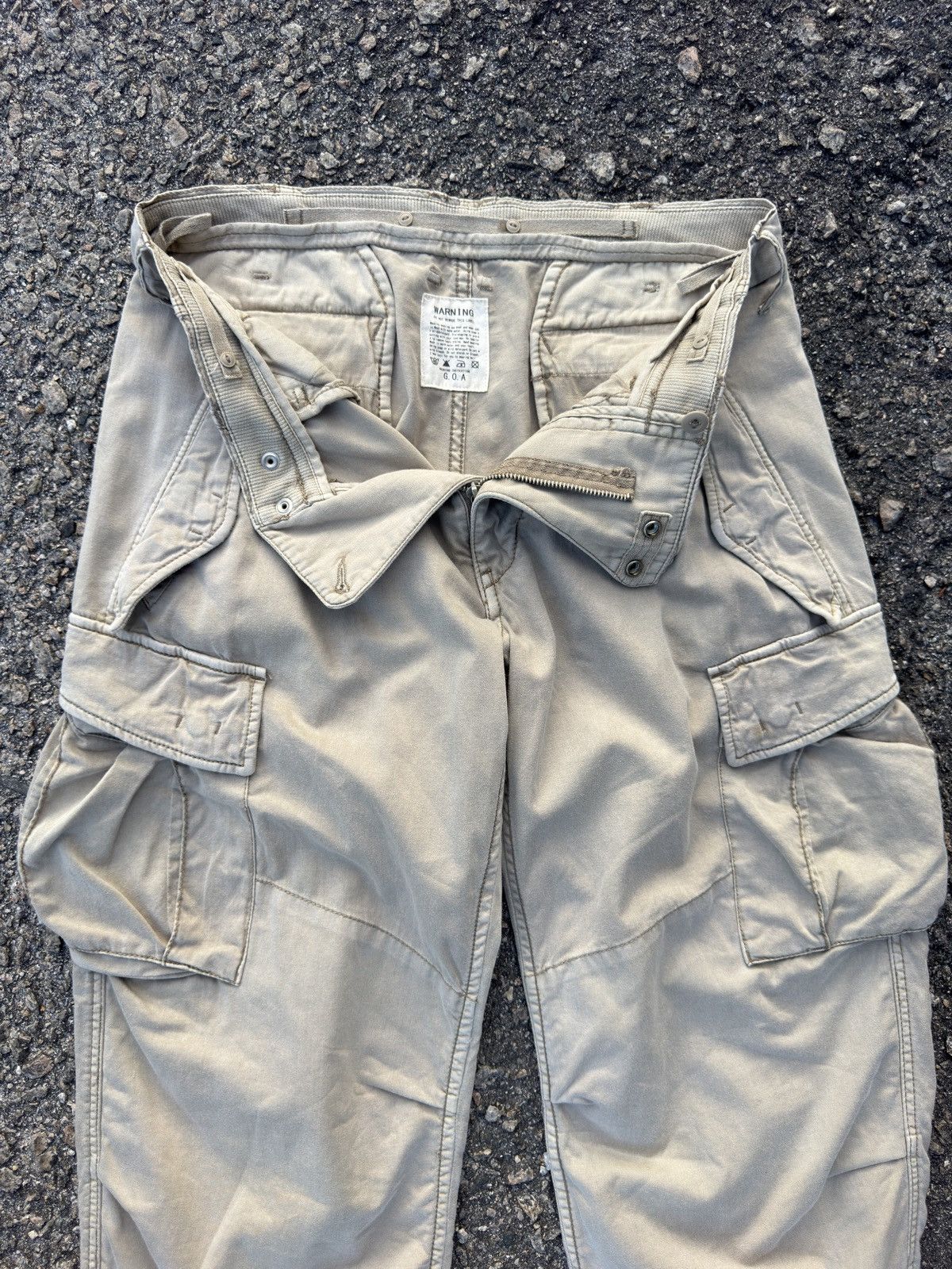 GOA GOA CARGO PANTS DOUBLE KNEE MULTIPOCKET Size US 30 / EU 46 - 8 Thumbnail