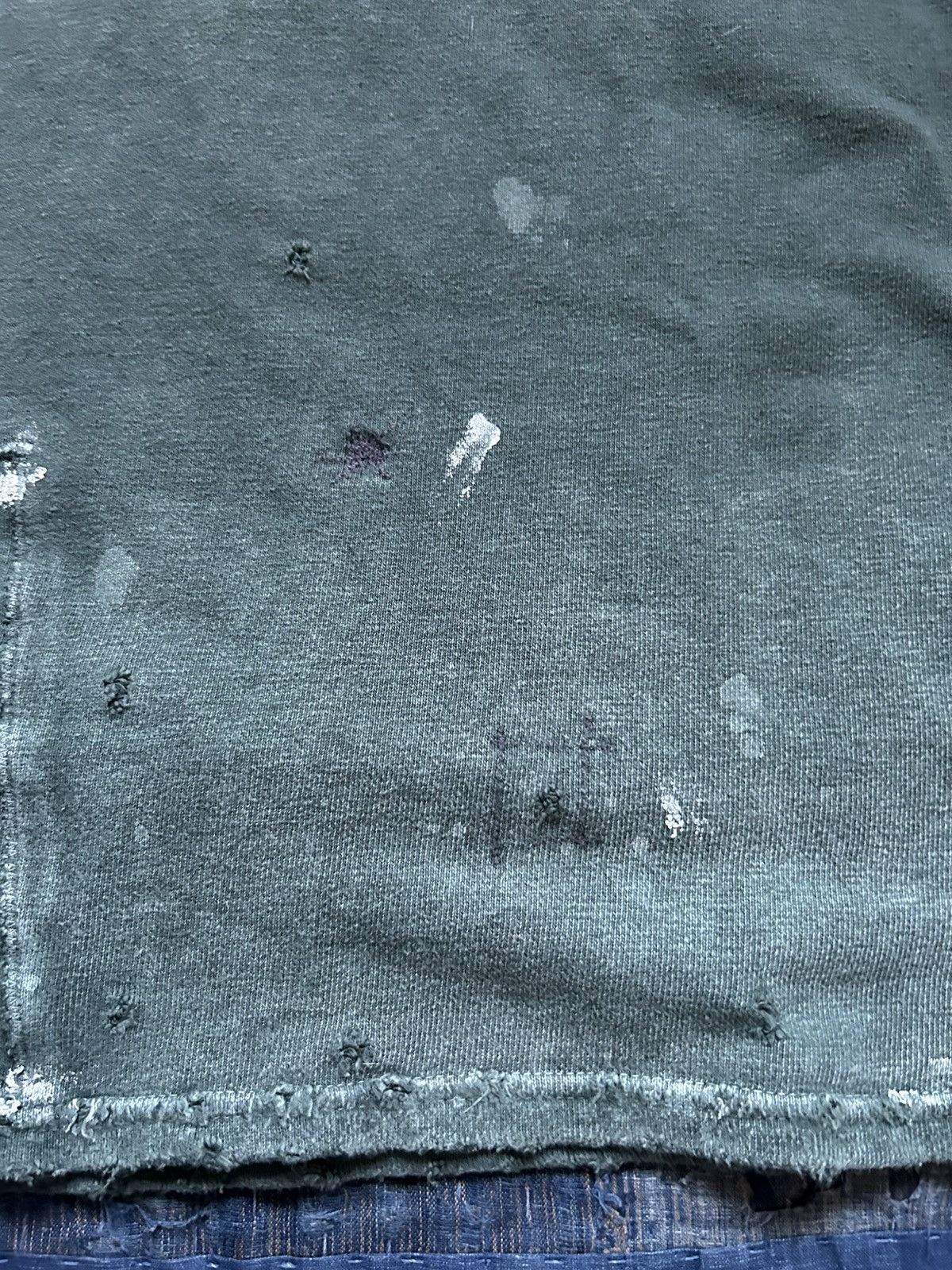 Kapital Kapital u neck damaged painted sweater Size US L / EU 52-54 / 3 - 7 Thumbnail