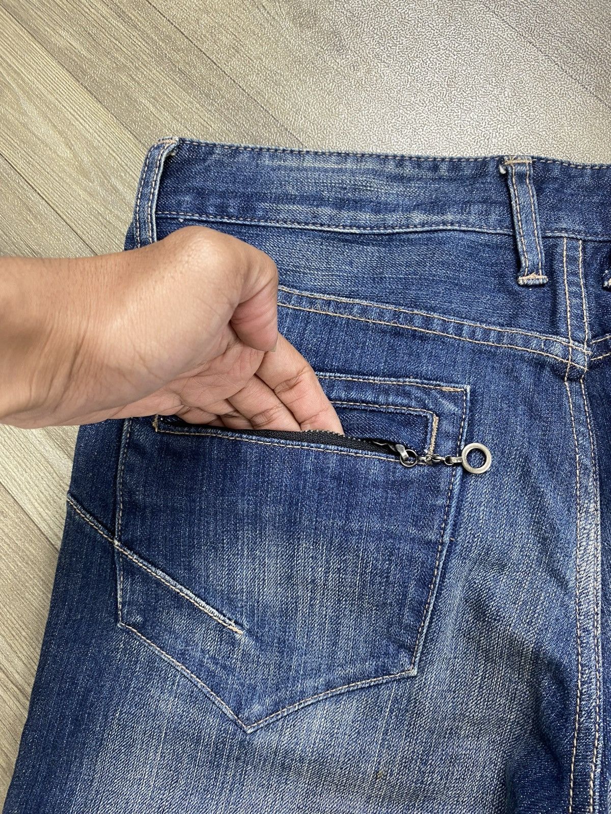 PPFM Vintage PPFM Distressed Ifsixwasnine LGB Style Bikers Jeans Size US 32 / EU 48 - 17 Thumbnail