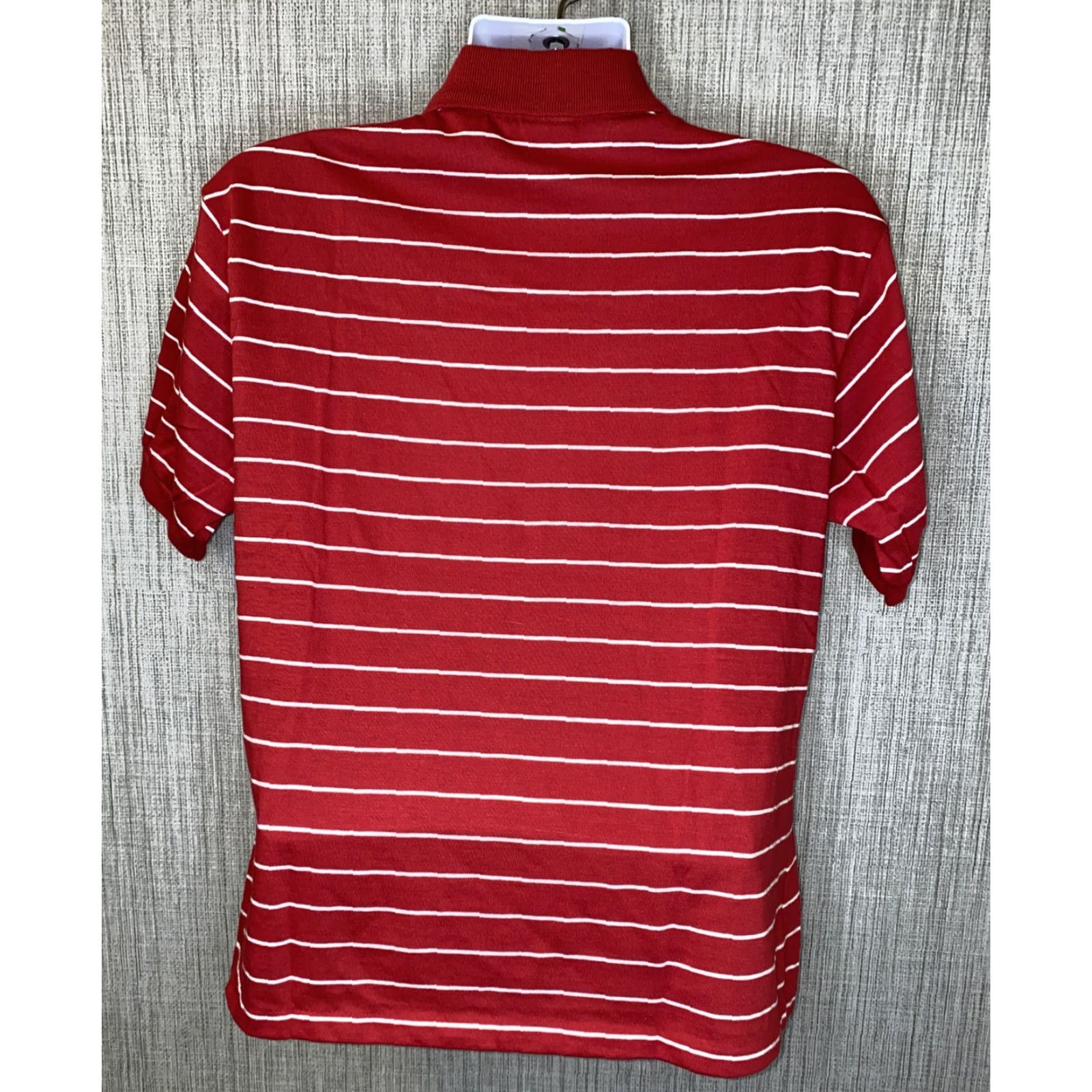 Vintage VINTAGE Garan Polo Shirt Short Sleeve USA Made Golf XL Red Striped Mens Regular Fit Size US XL / EU 56 / 4 - 4 Thumbnail