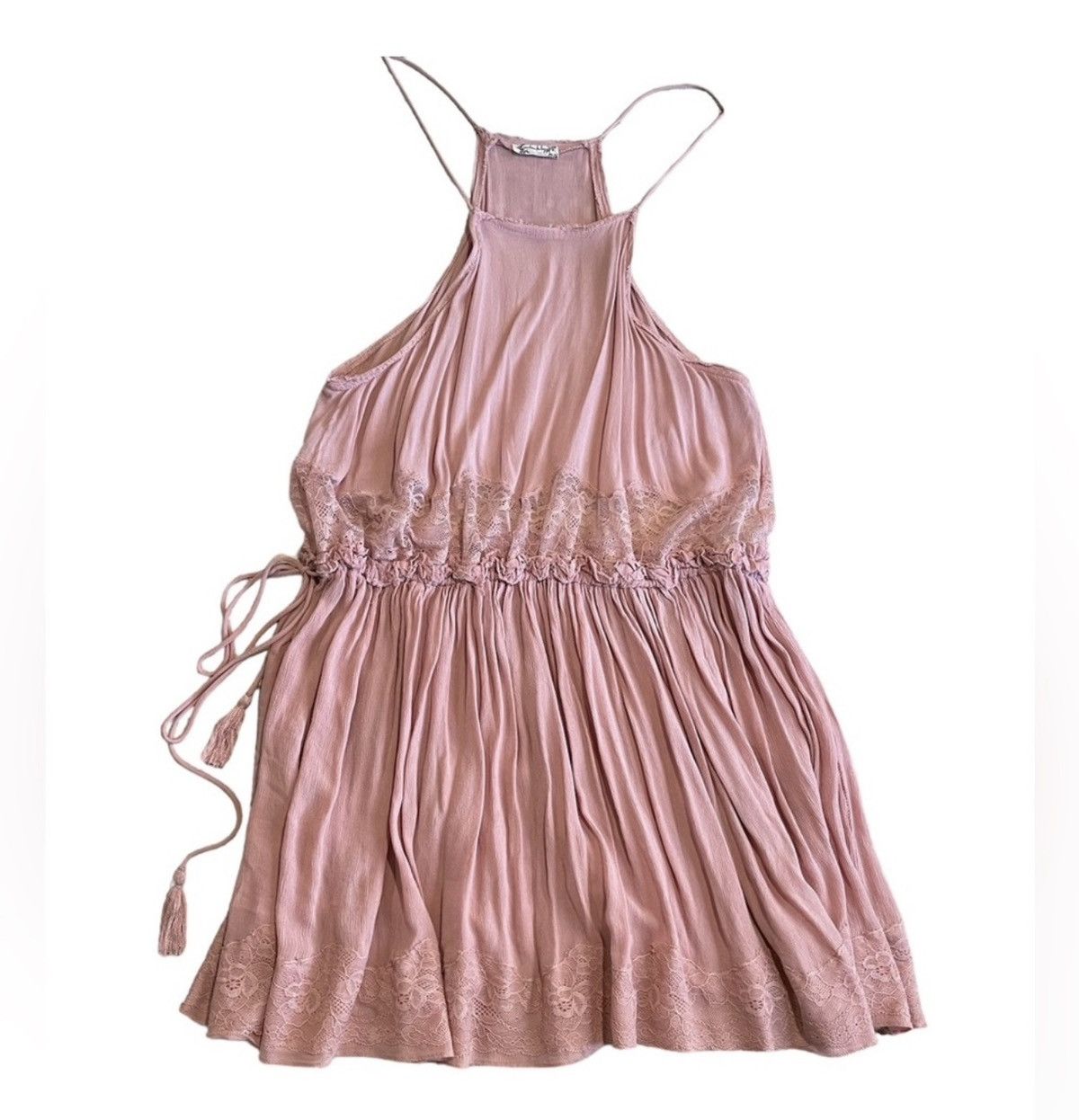 Free People Intimately Free People Two For Tea Blush Pink Slip Dress Size S / US 4 / IT 40 - 7 Thumbnail
