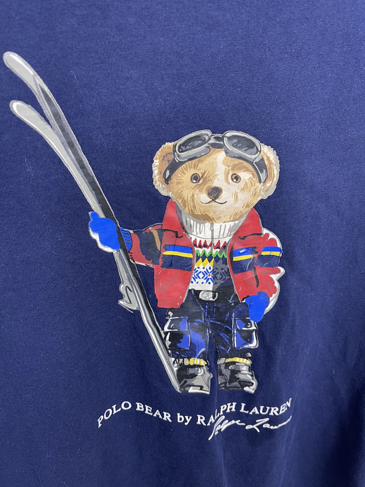 Polo Ralph Lauren Polo Ralph Lauren Mens Polo Bear T-Shirt M Blue USA Size US M / EU 48-50 / 2 - 3 Thumbnail