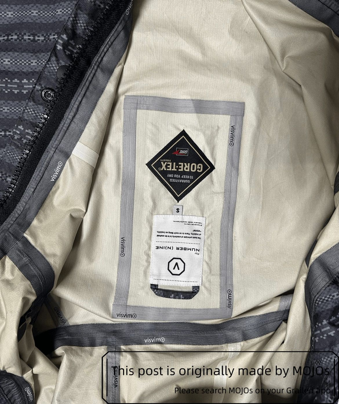 Visvim Visvim x Number Nine Gore Tex Ethical Pattern Wind Jacket Size US S / EU 44-46 / 1 - 3 Thumbnail