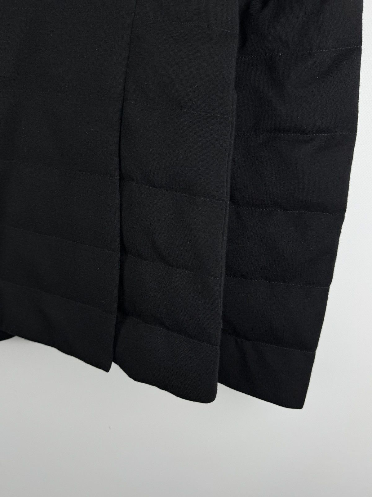 Moncler Moncler DIND Black Down Quilted Wool Cashmere Blazer Jacket Size US XL / EU 56 / 4 - 9 Thumbnail