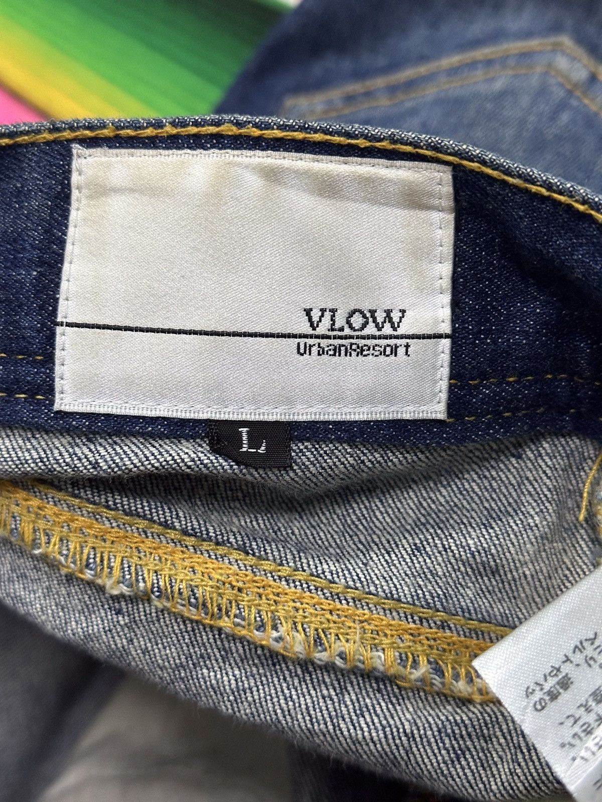 Japanese Brand 💥 Japanese Brand 💥 Vlow Denim Crazy Design 💥 Size US 32 / EU 48 - 8 Thumbnail