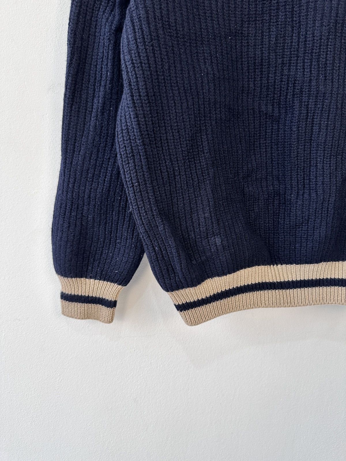 Eleventy Eleventy Italy Wool Cable Knit Sweater Preppy Style XL Size XL / US 12-14 / IT 48-50 - 10 Thumbnail