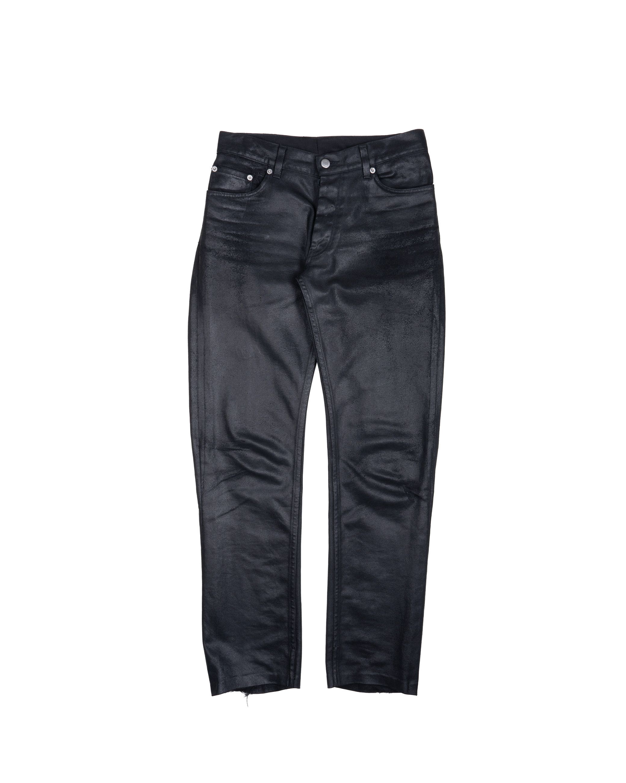 Helmut Lang Waxed Denim Pants Size US 29 - 1 Thumbnail