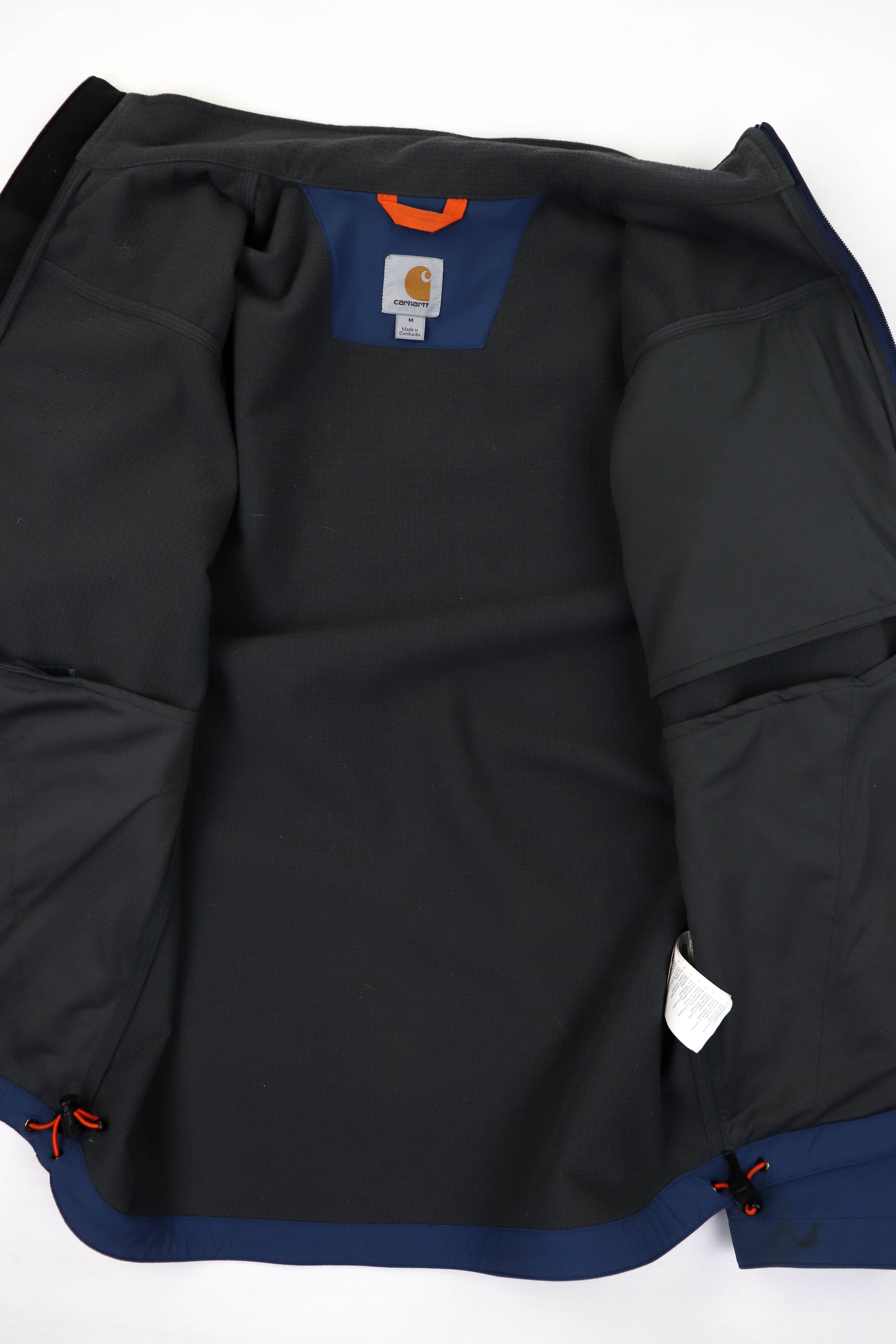 Carhartt Carhartt Distressed Blue Soft Shell Denwood Zip Work Jacket Size US M / EU 48-50 / 2 - 13 Thumbnail