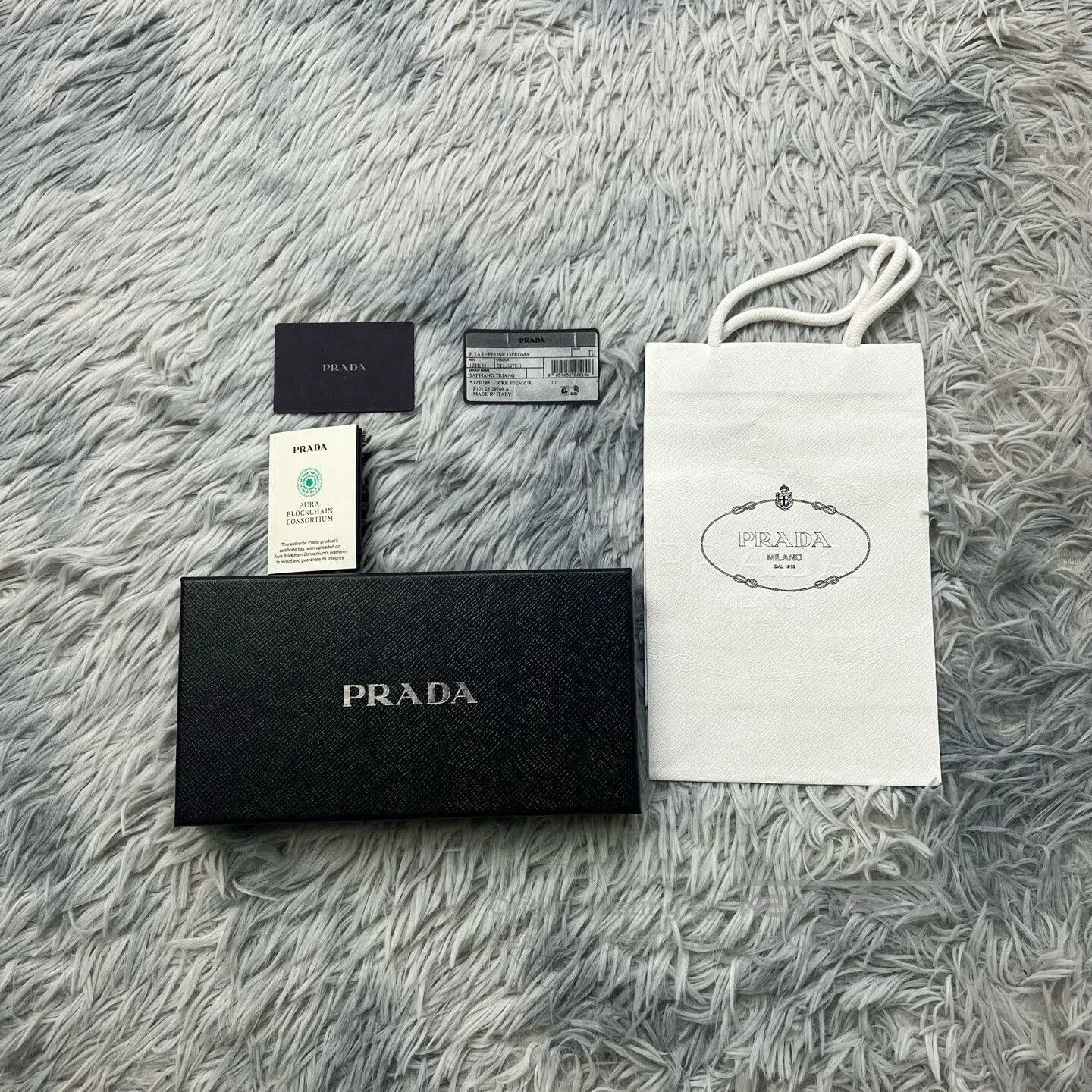Prada PRADA Leather iPhone 15 Pro Max Case. Size ONE SIZE - 6 Thumbnail