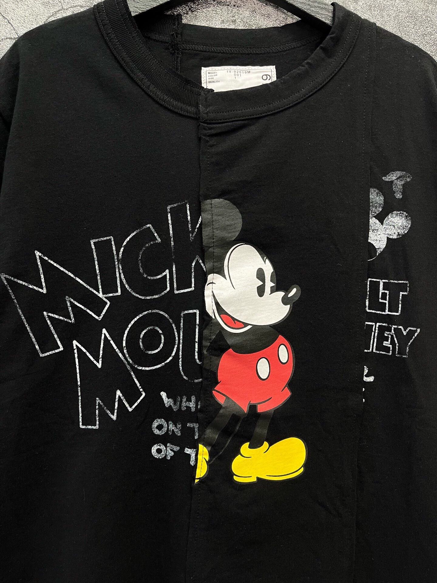 Sacai Sacai x Disney deconstructed patchwork collaboration tee, Size S / US 4 / IT 40 - 3 Thumbnail