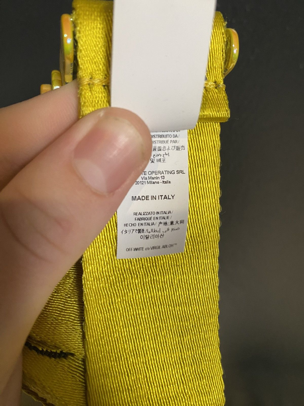 Off-White Off White Industrial belt Size ONE SIZE - 5 Thumbnail