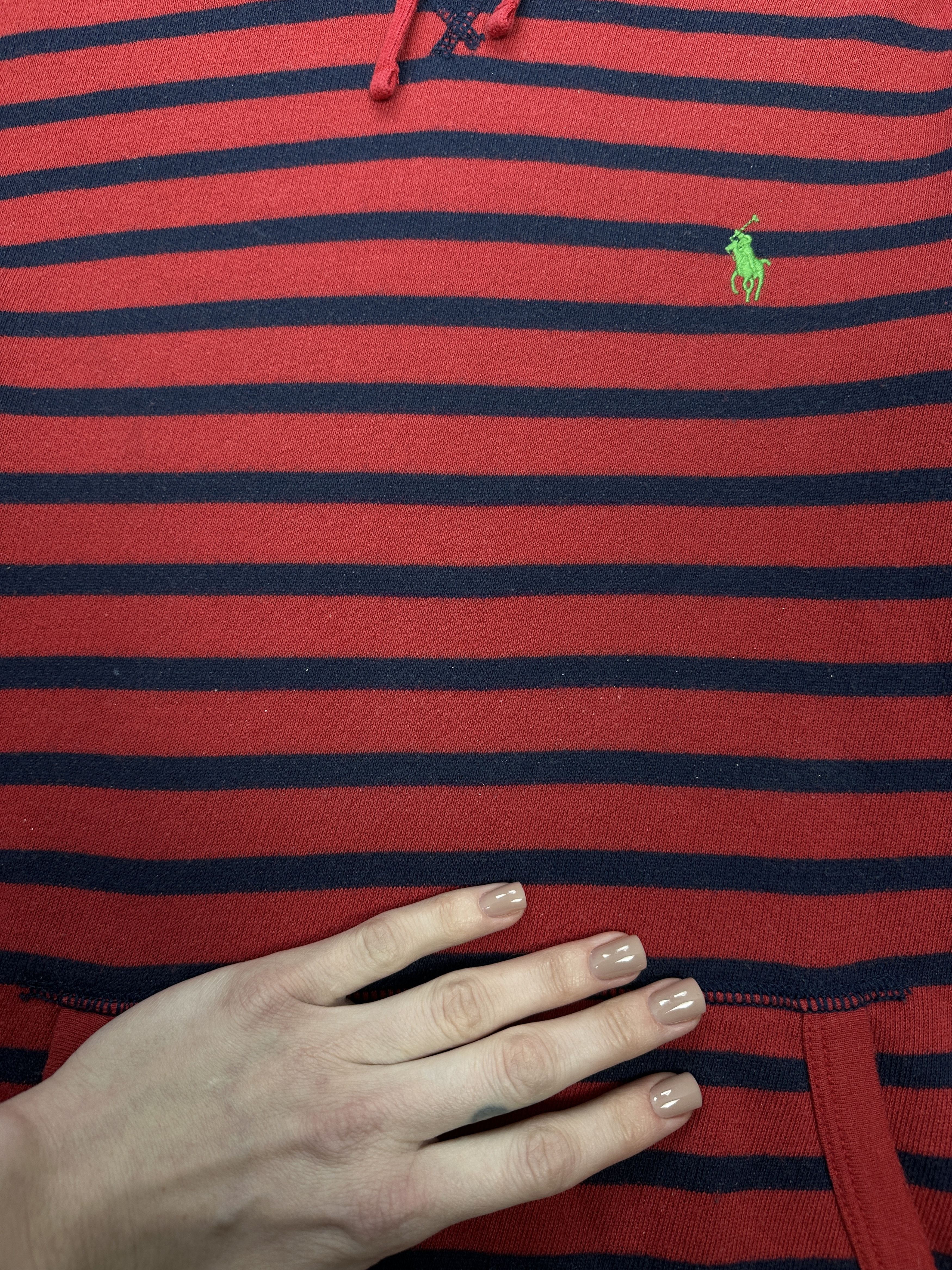 Polo Ralph Lauren Polo Ralph Lauren Vintage Mens Striped Hoodie y2k Size US S / EU 44-46 / 1 - 4 Thumbnail