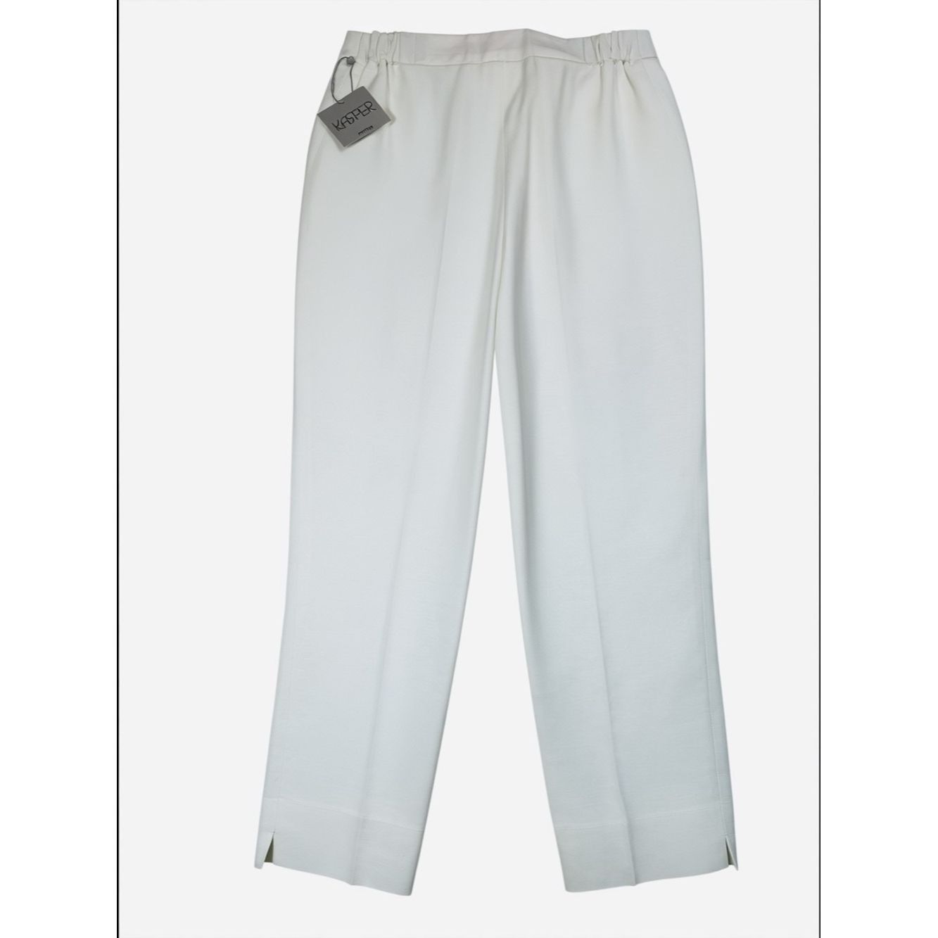Kasper NWT New Kasper Linen Pants In Lily White Size 2 Petite Size 26" / US 2 / IT 38 - 4 Thumbnail