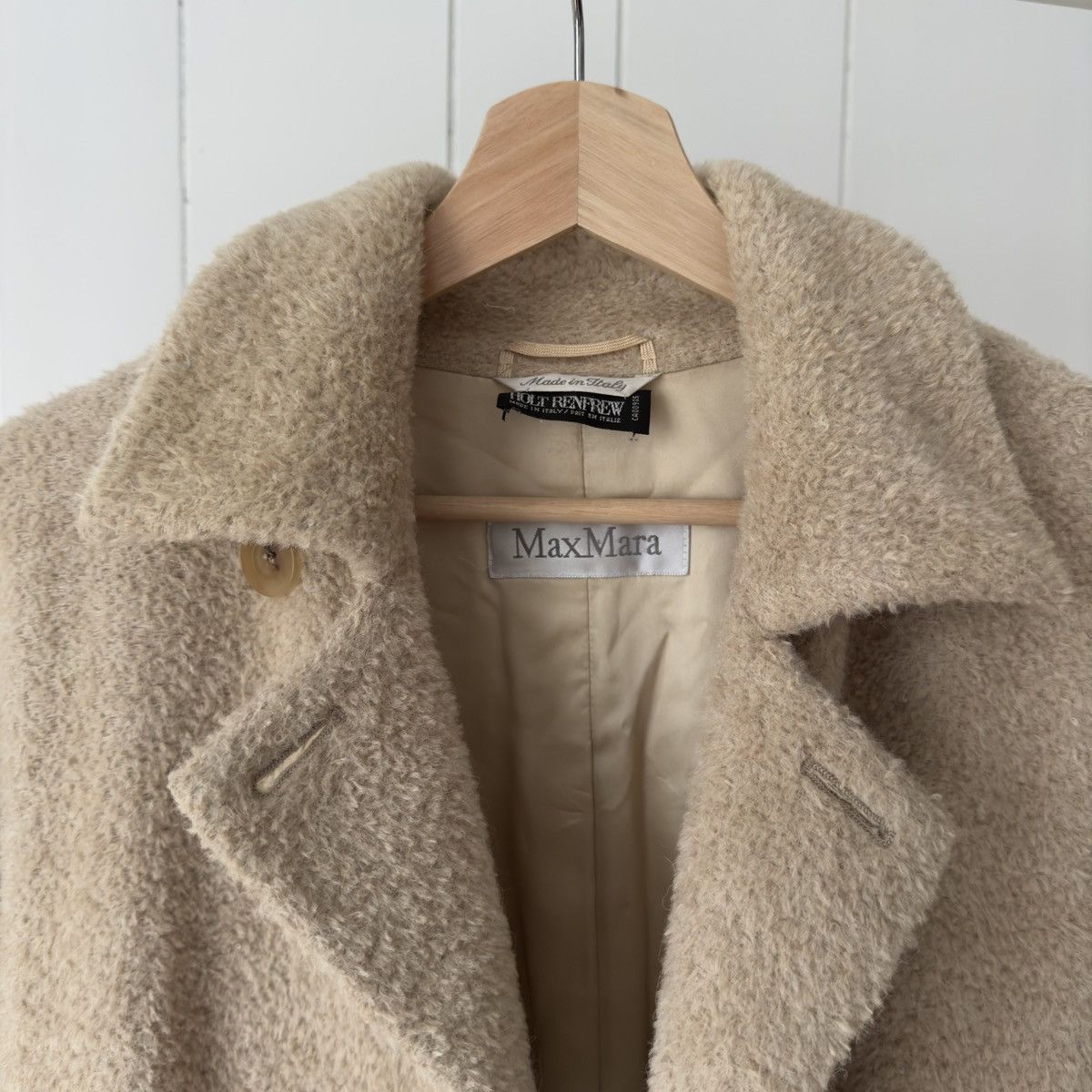 Max Mara Max Mara - Teddy bear Vintage coat 1990 Size S / US 4 / IT 40 - 2 Thumbnail