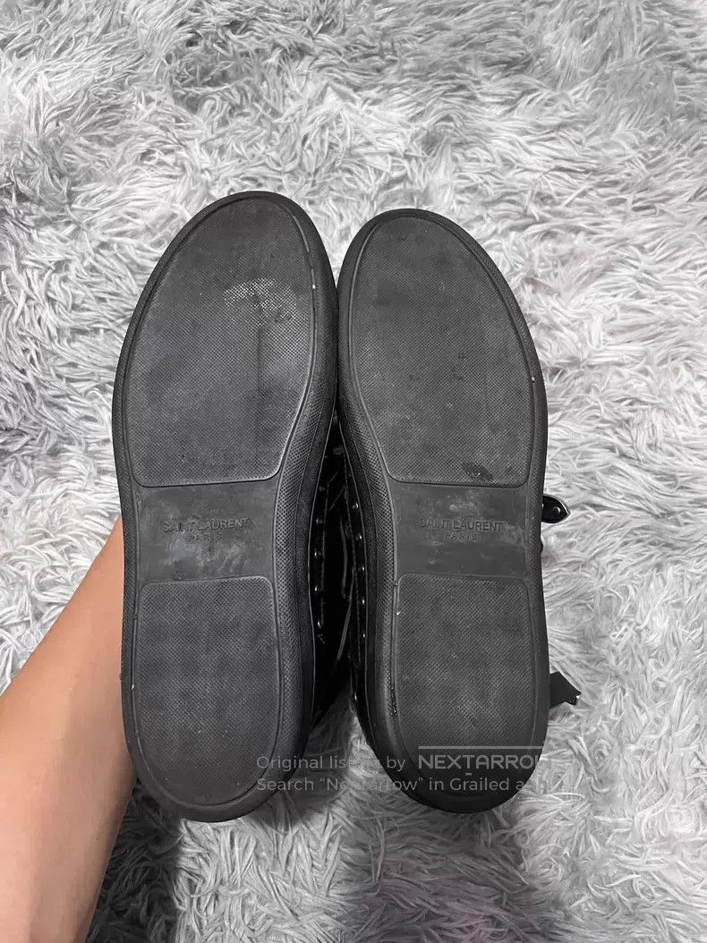 Saint Laurent Paris Saint Laurent Paris Black Carved Studs Buckle High Top Ska Size US 10 / EU 43 - 8 Thumbnail