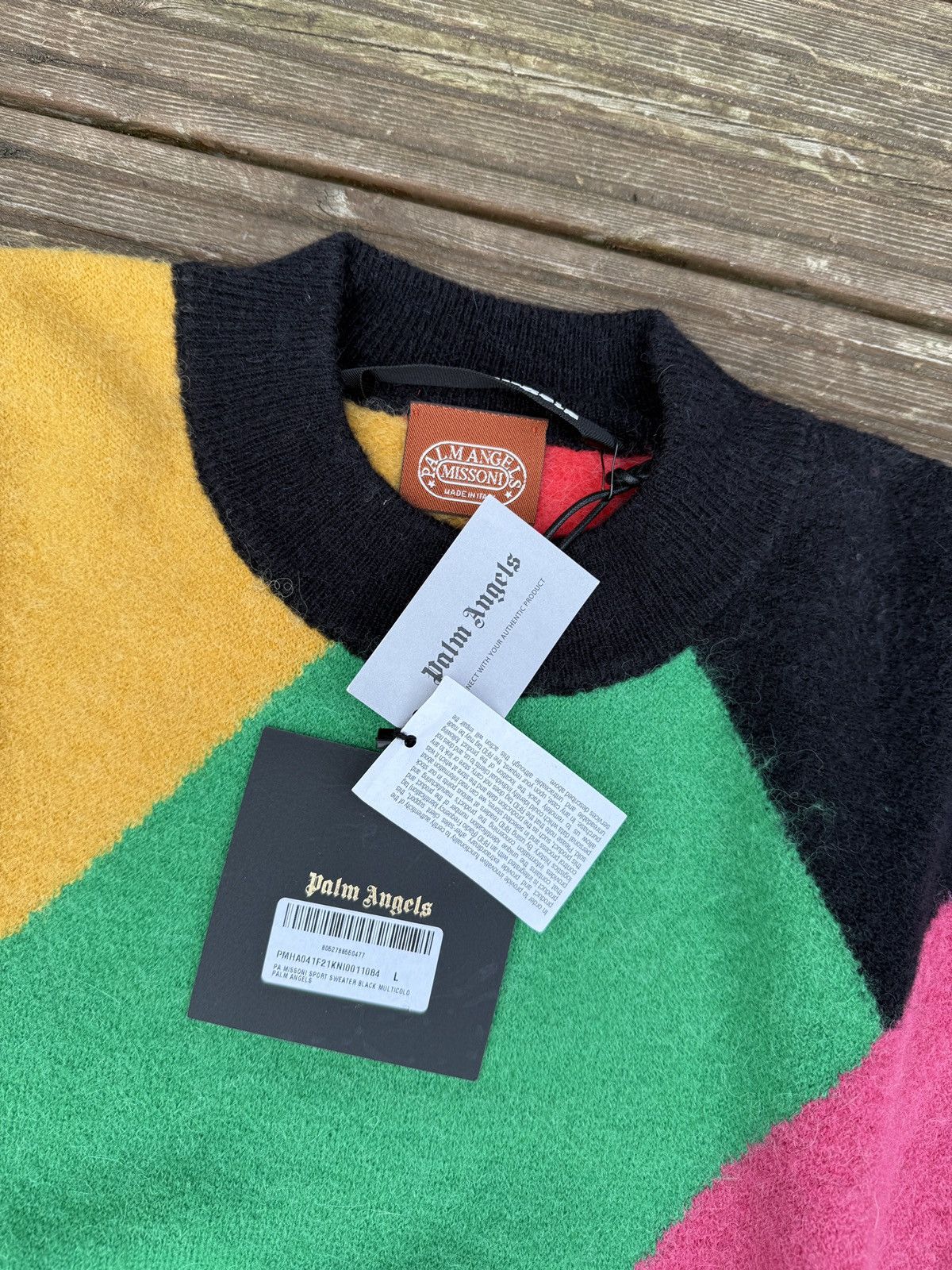 Missoni × Palm Angels Missoni x Palm Angels Alpaca Knit Size US L / EU 52-54 / 3 - 5 Thumbnail