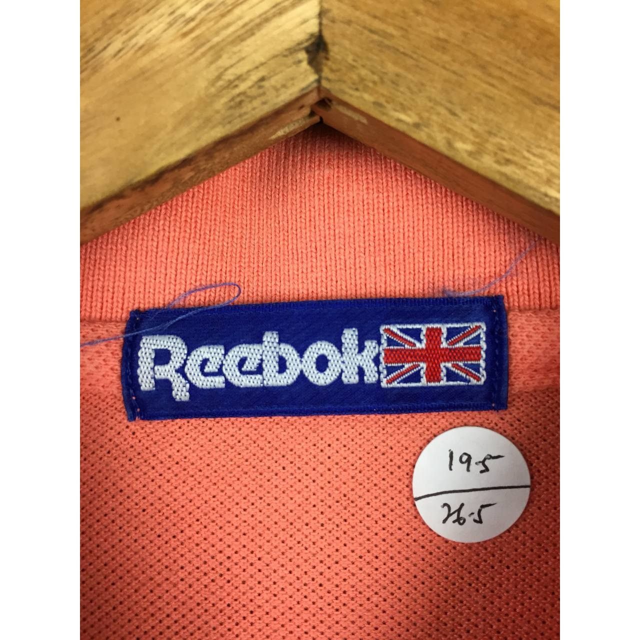 Reebok × Vintage Vtg Reebok Embroidered Logo Pique Polo Tee Size US M / EU 48-50 / 2 - 10 Thumbnail