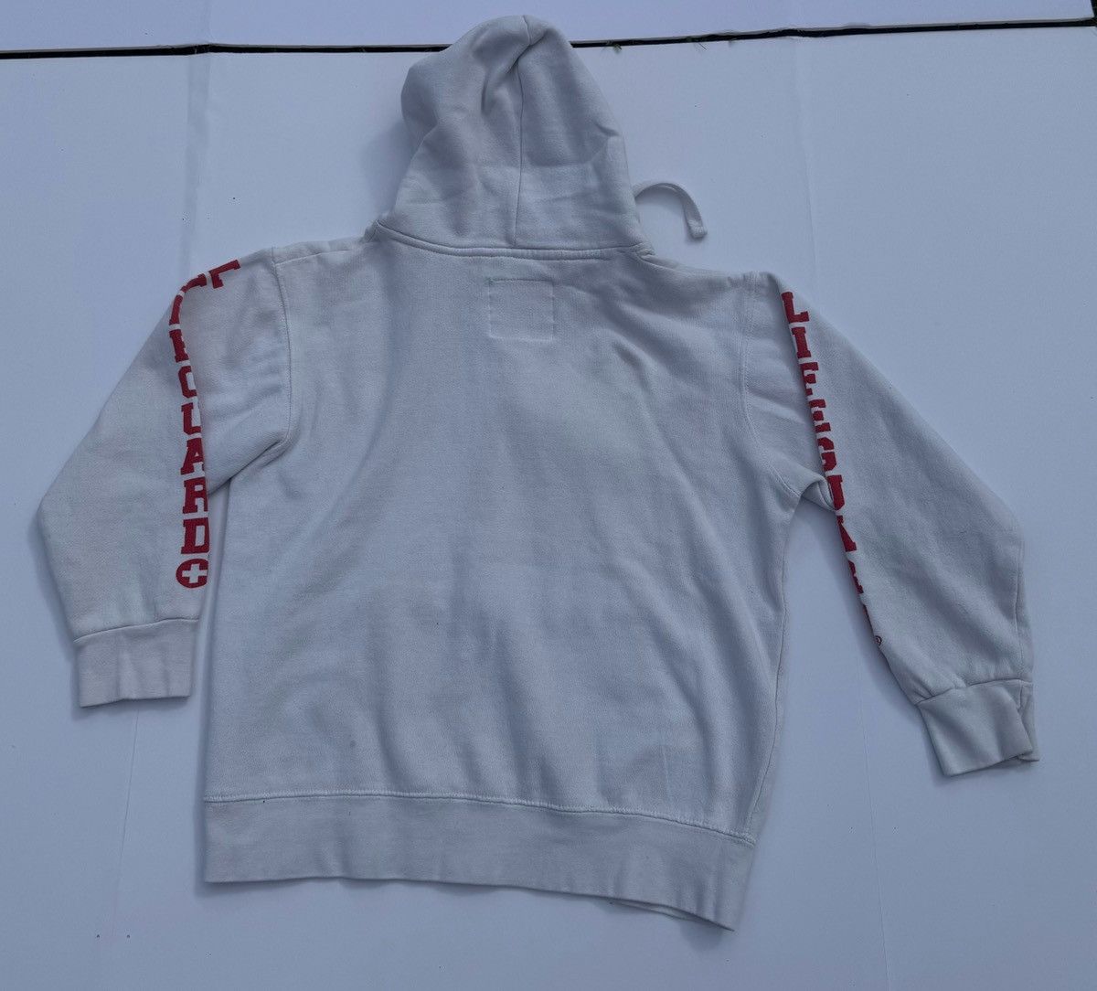 Other White Lifeguard Hoodie Sweater with Red Accents Size S / US 4 / IT 40 - 5 Thumbnail